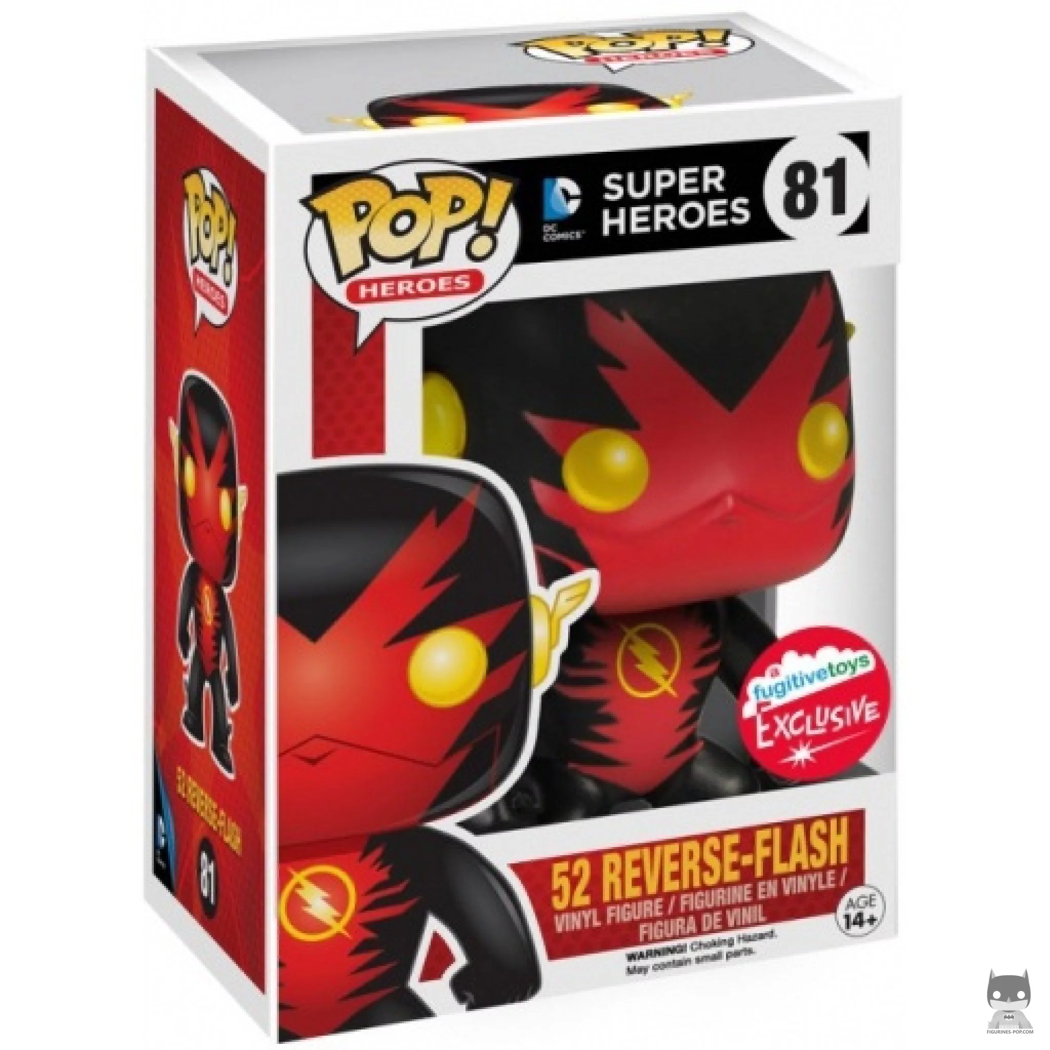 Figura Funko Pop! Flash Reverso (Nuevos 52) en su caja