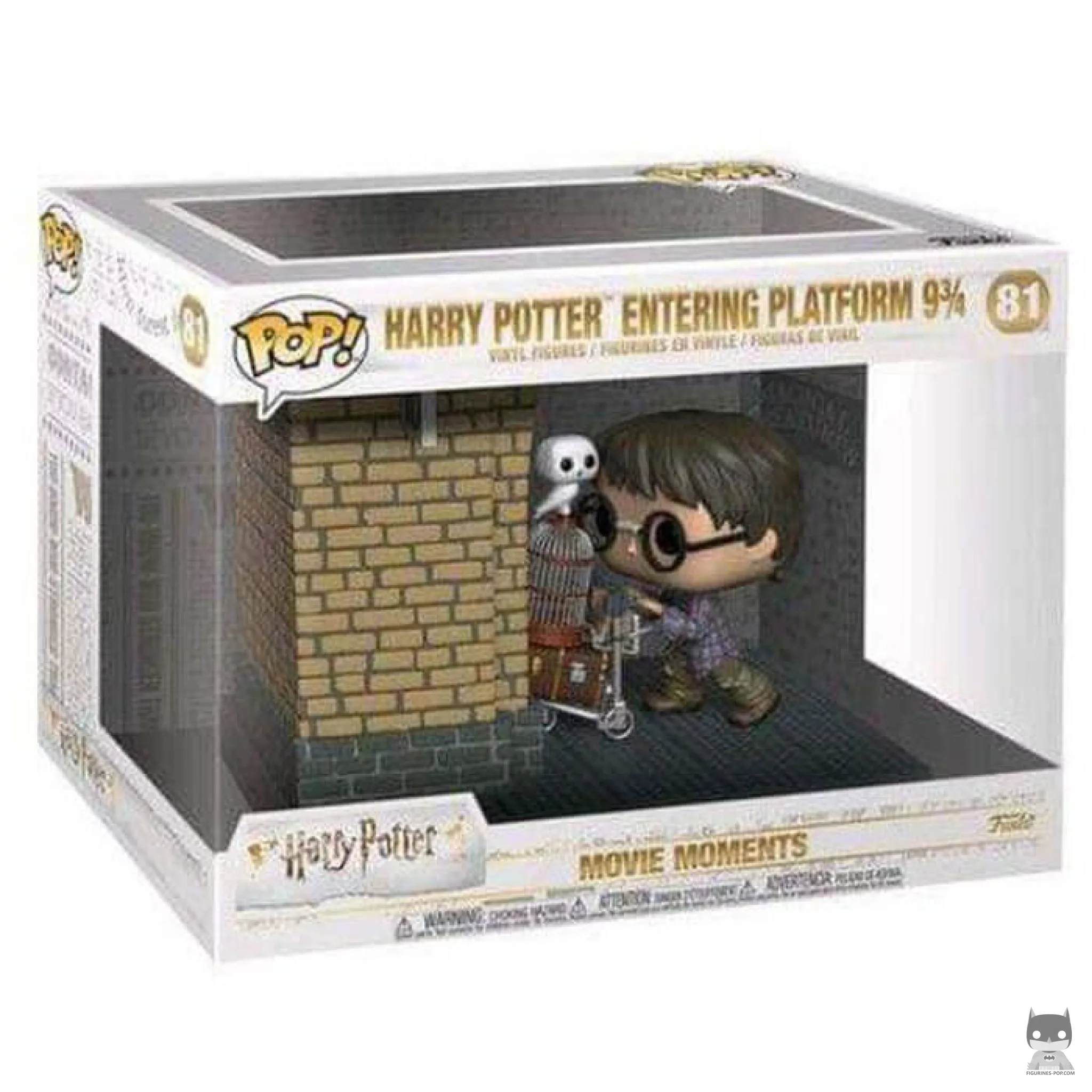 Figura Funko Pop! Harry Potter entrando al andén 9 y 3/4 en su caja