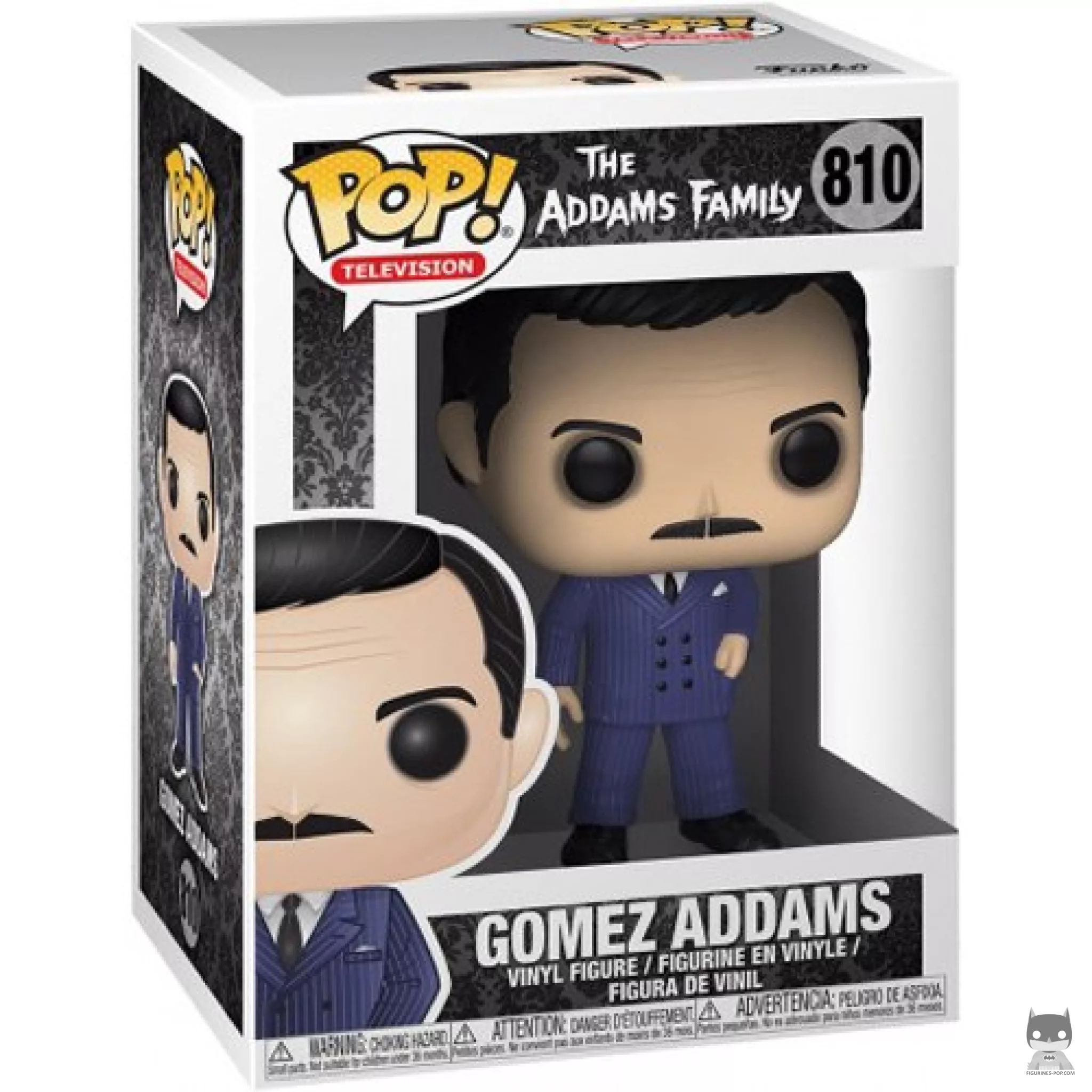 Figura Funko Pop! Gomez Addams (Chase) en su caja
