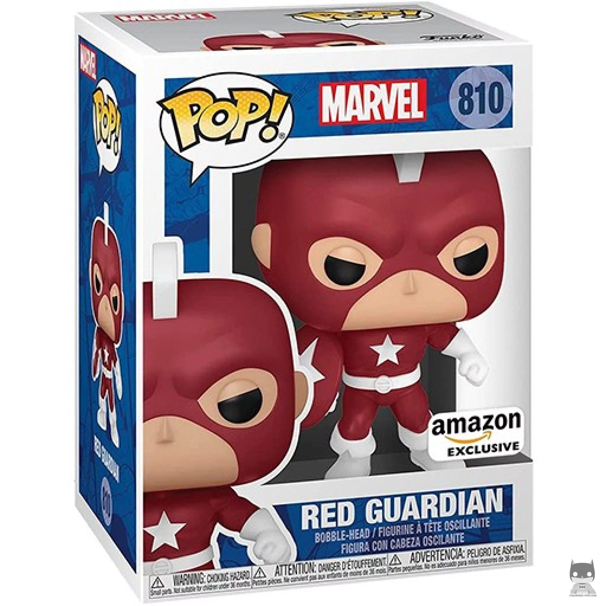 Figura Funko Pop! Guardián Rojo en su caja