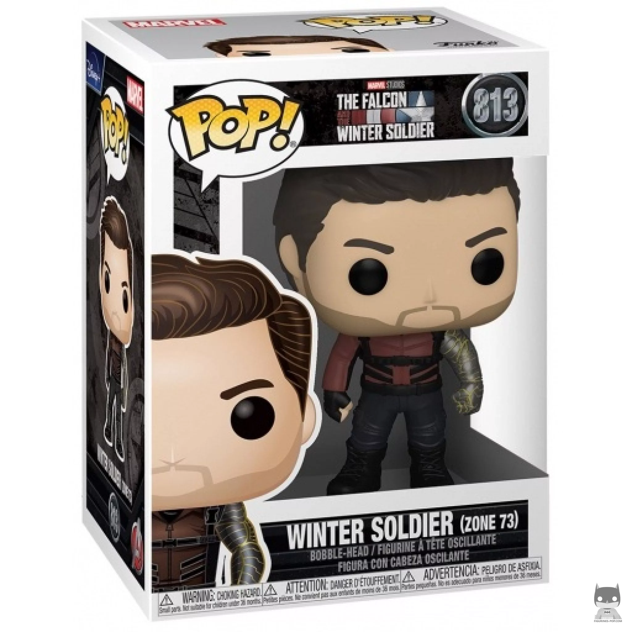 Figura Funko Pop! Soldado de Invierno Zona 73 en su caja