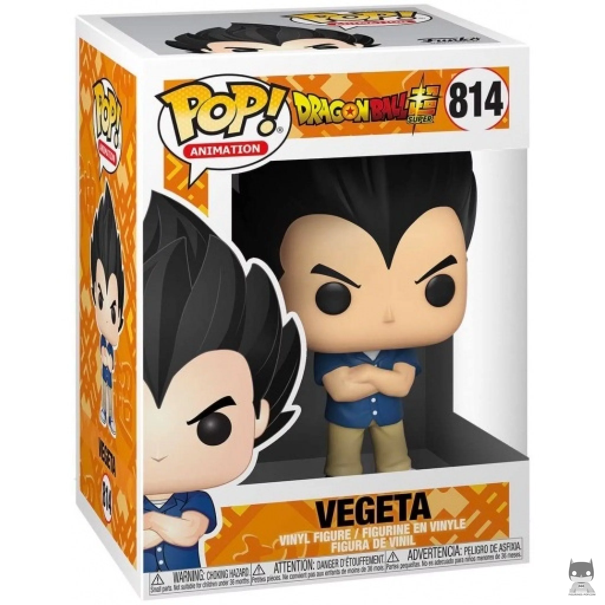 Figura Funko Pop! Vegeta en su caja