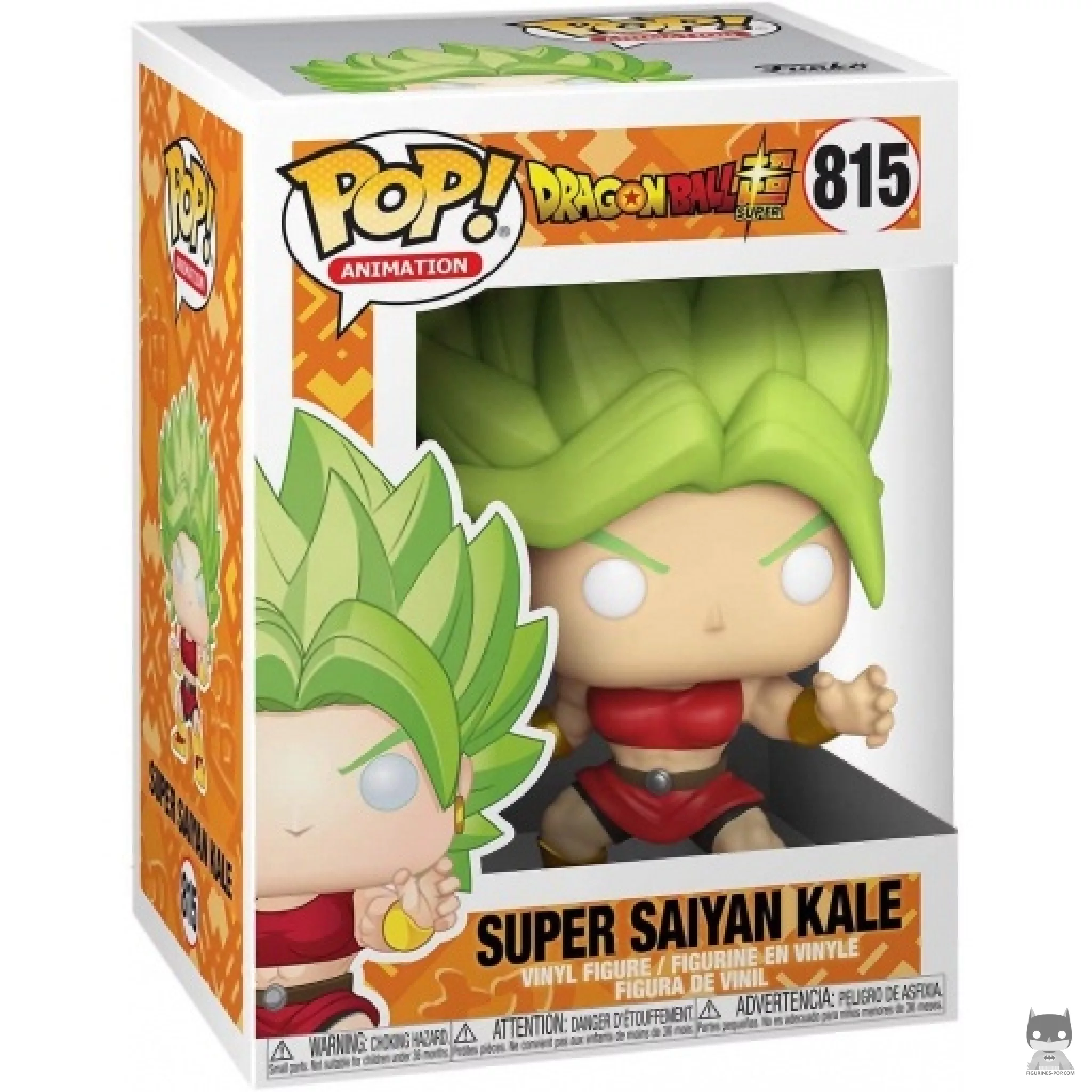 Figura Funko Pop! Kale Super Saiyan en su caja