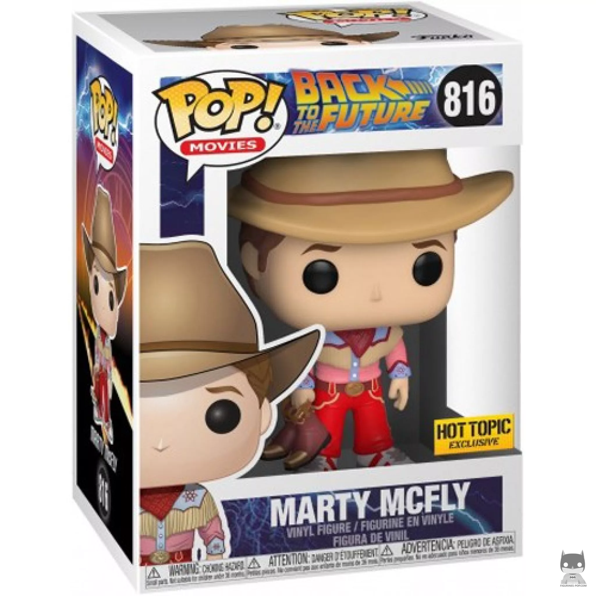 Figura Funko Pop! Marty McFly en su caja