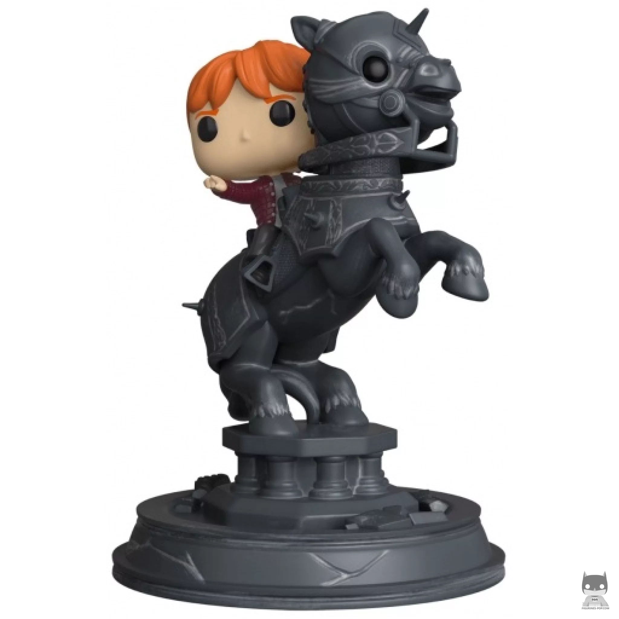 Figura Funko Pop! Ron Weasley montando una pieza de ajedrez (Harry Potter)