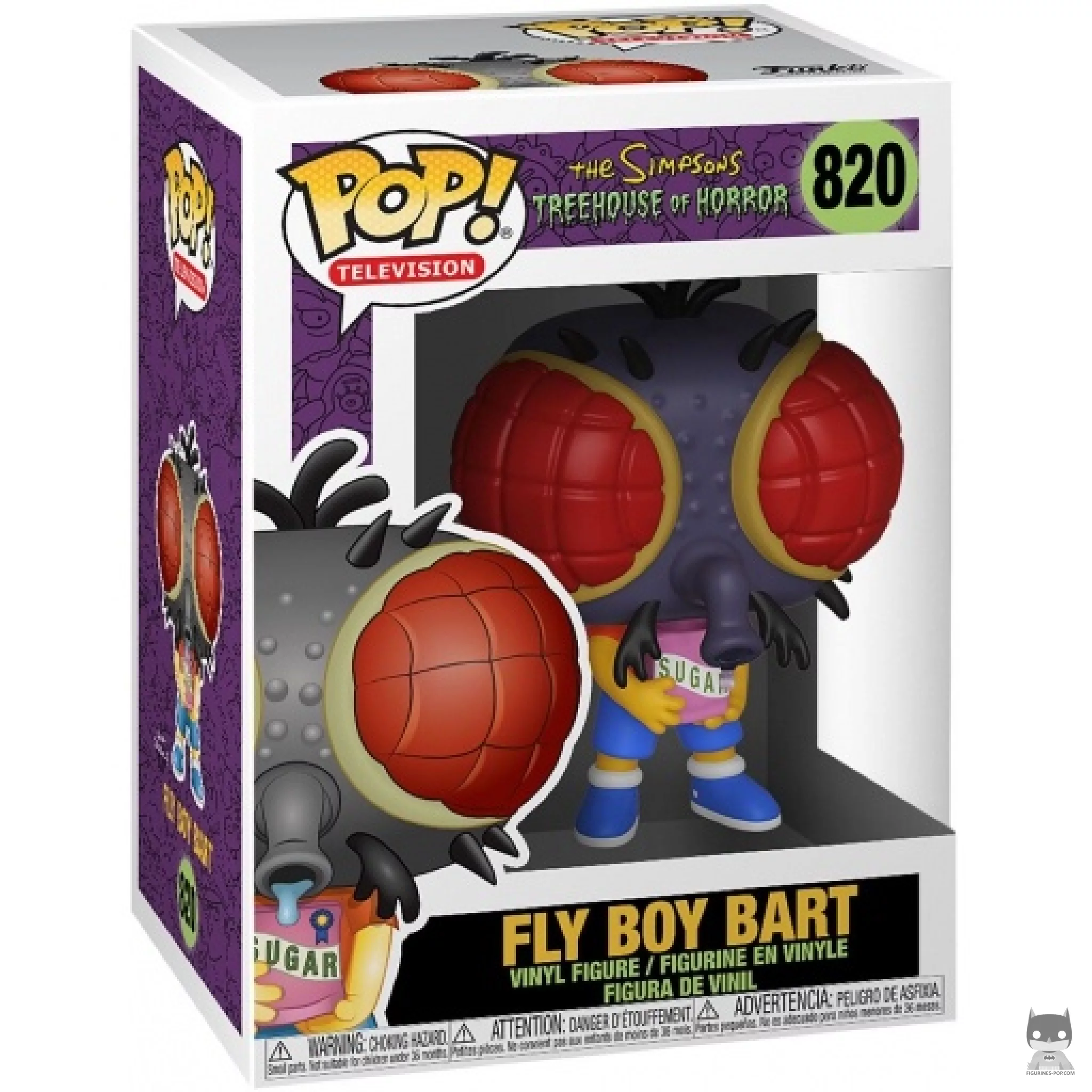 Figura Funko Pop! Bart mosca en su caja