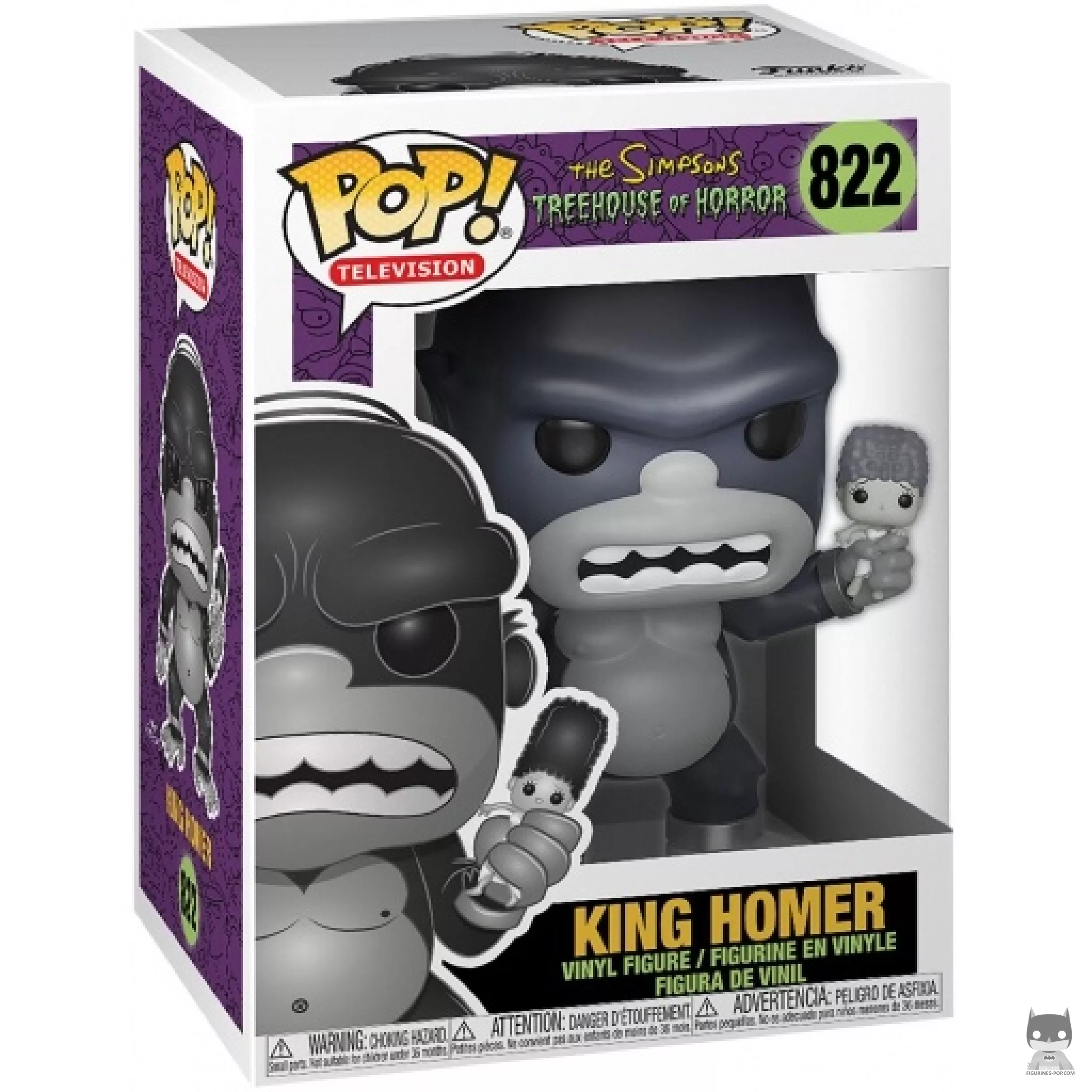 Figura Funko Pop! Rey Homer en su caja