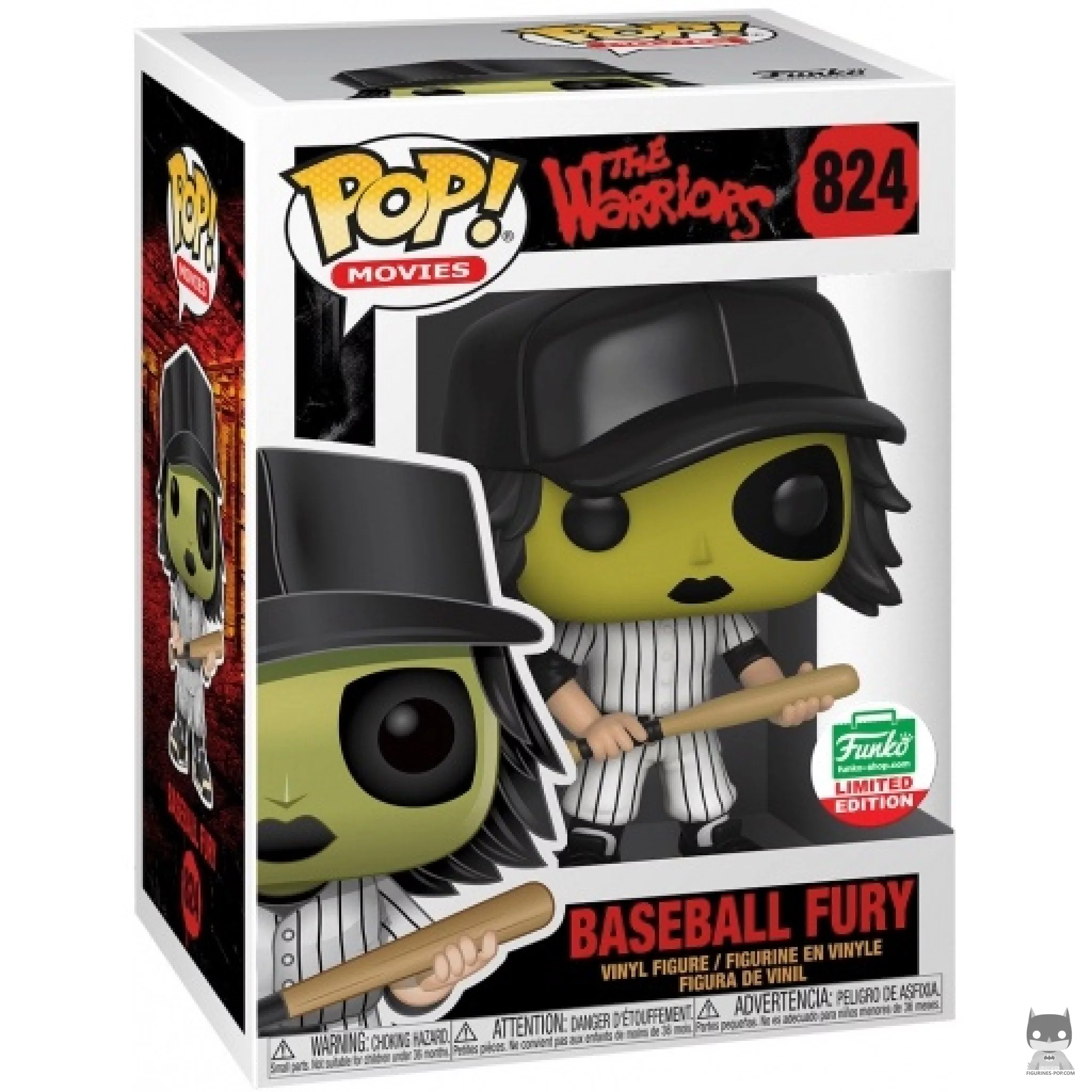 Figura Funko Pop! Baseball Fury (Verde) en su caja