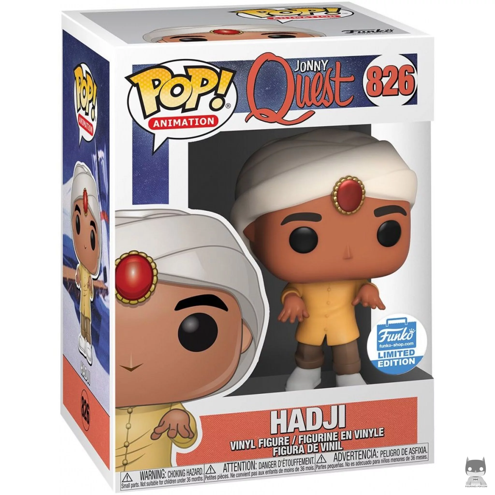 Figura Funko Pop! Hadji en su caja