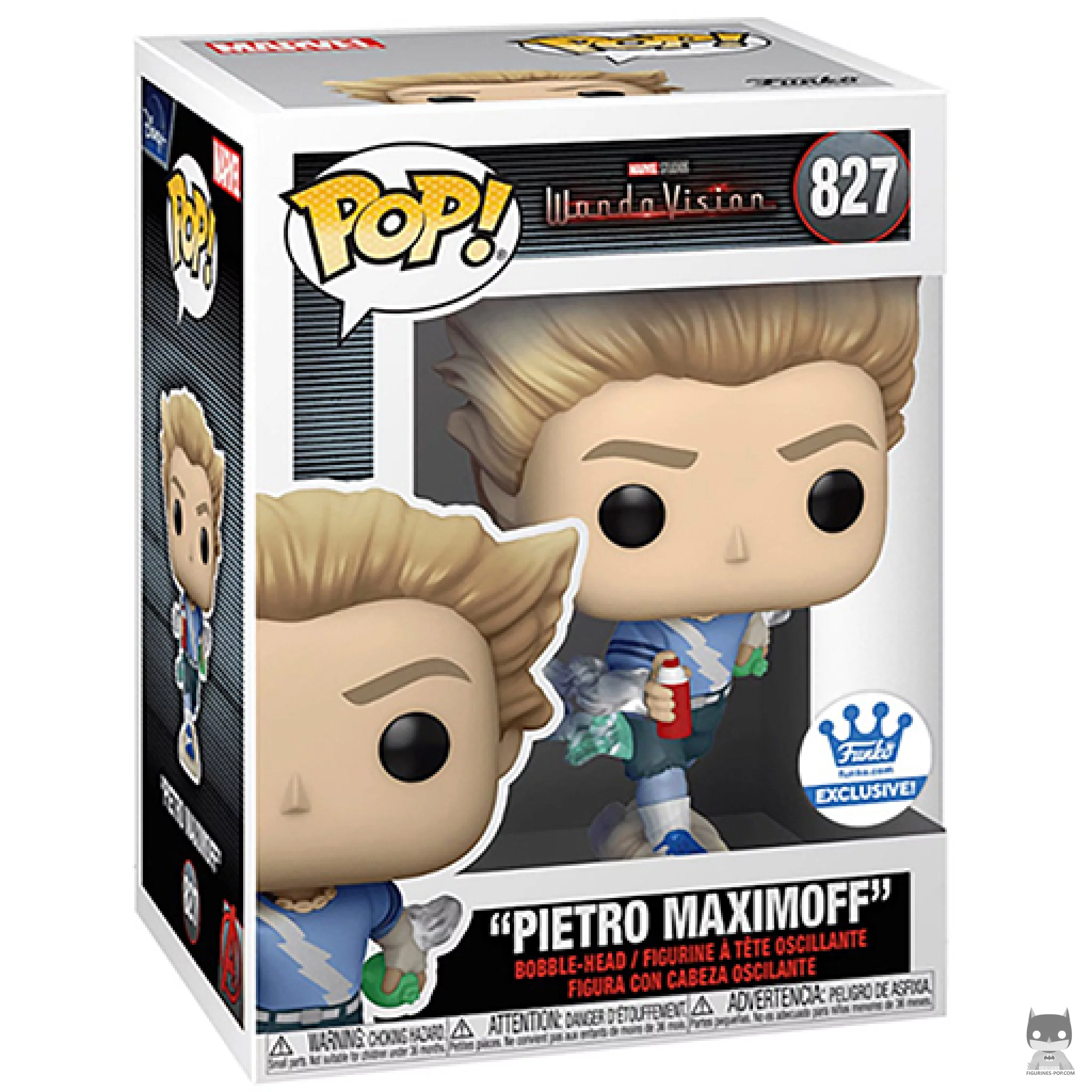 Figura Funko Pop! Pietro Maximoff en su caja