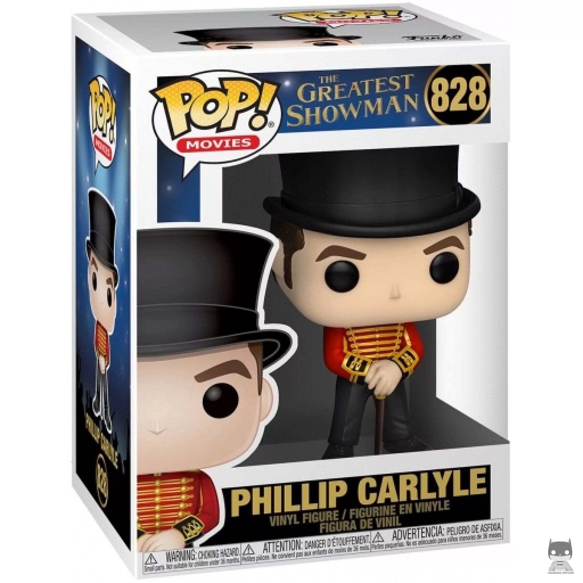 Figura Funko Pop! Phillip Carlyle en su caja