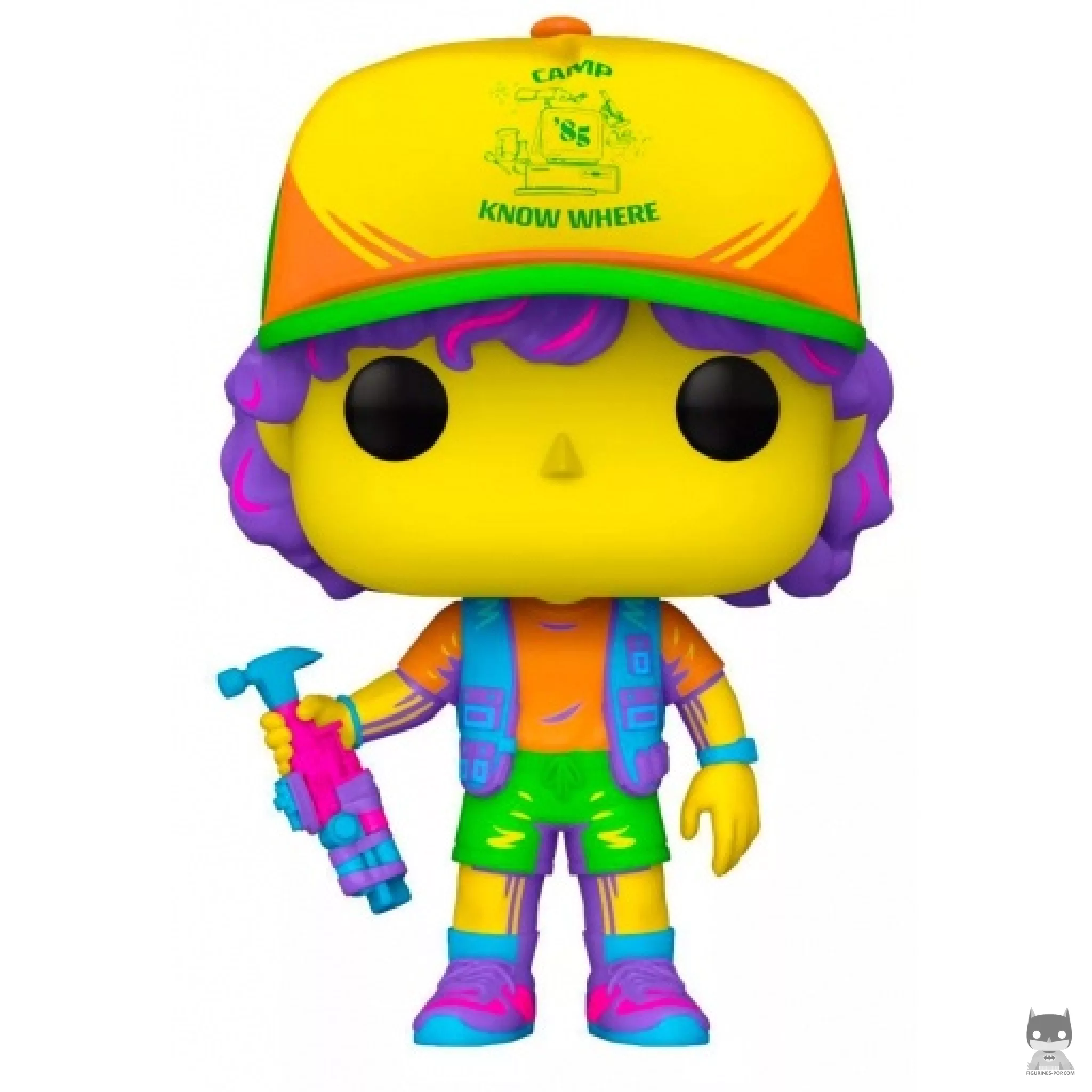 Figura Funko Pop! Dustin con chaleco (Luz negra) (Stranger Things)
