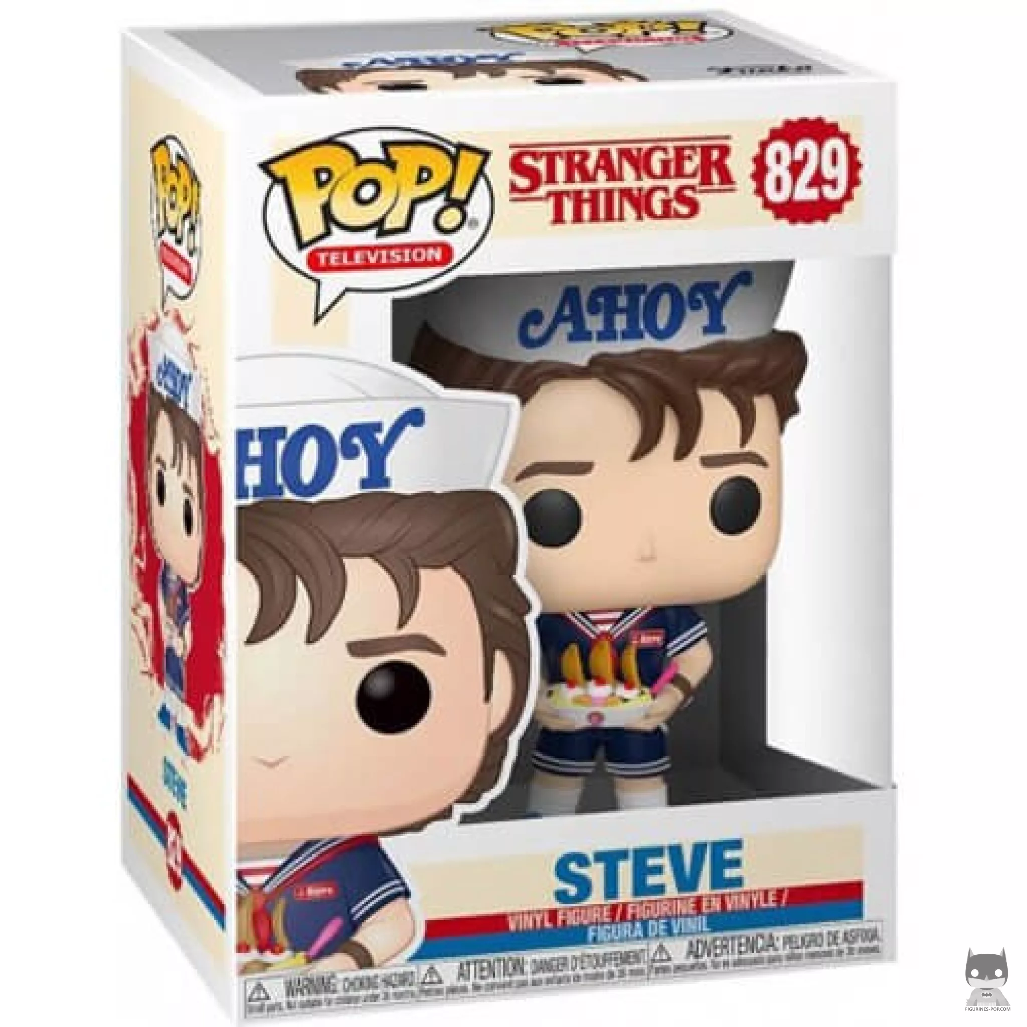 Figura Funko Pop! Steve Ahoy en su caja
