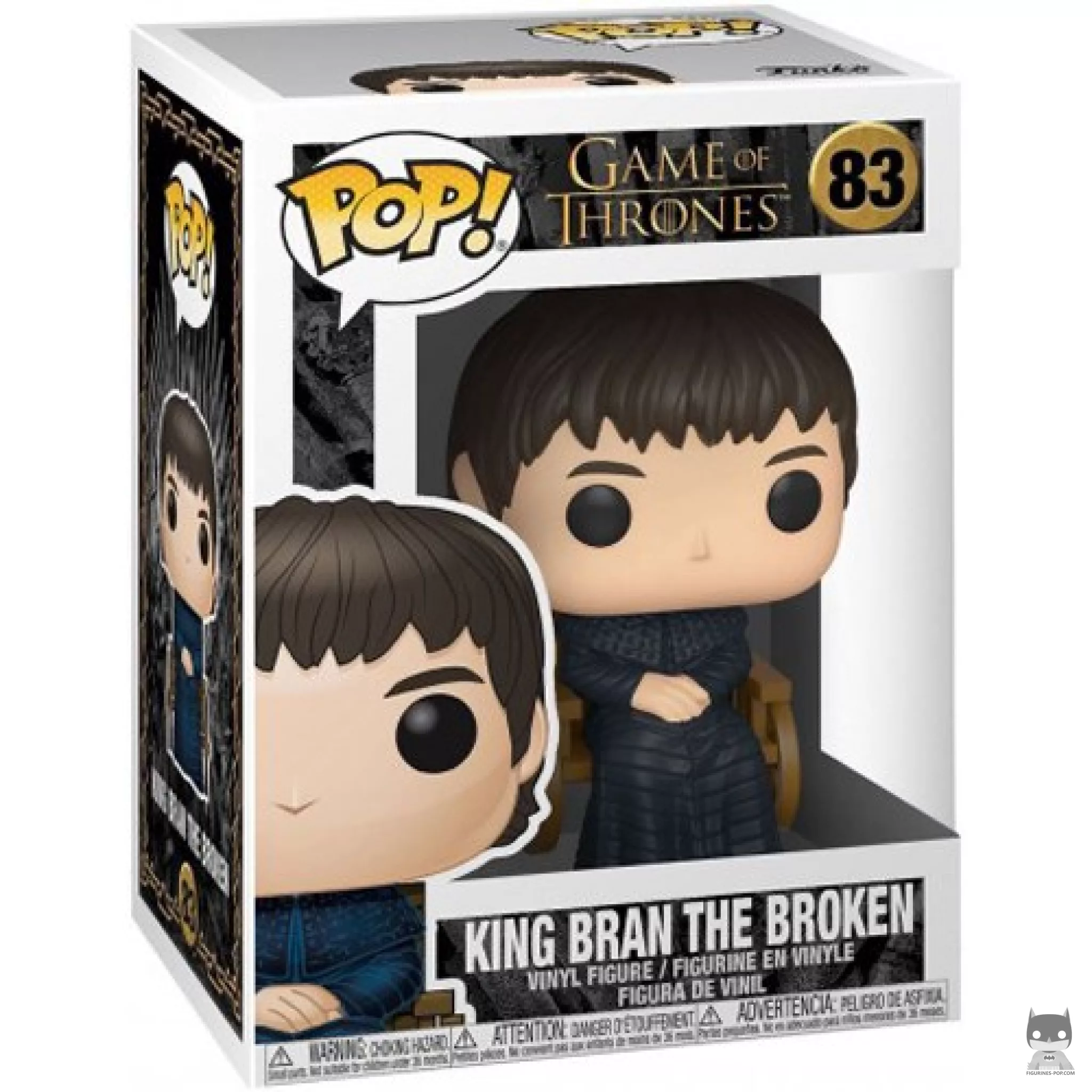 Figura Funko Pop! Rey Bran el Roto en su caja