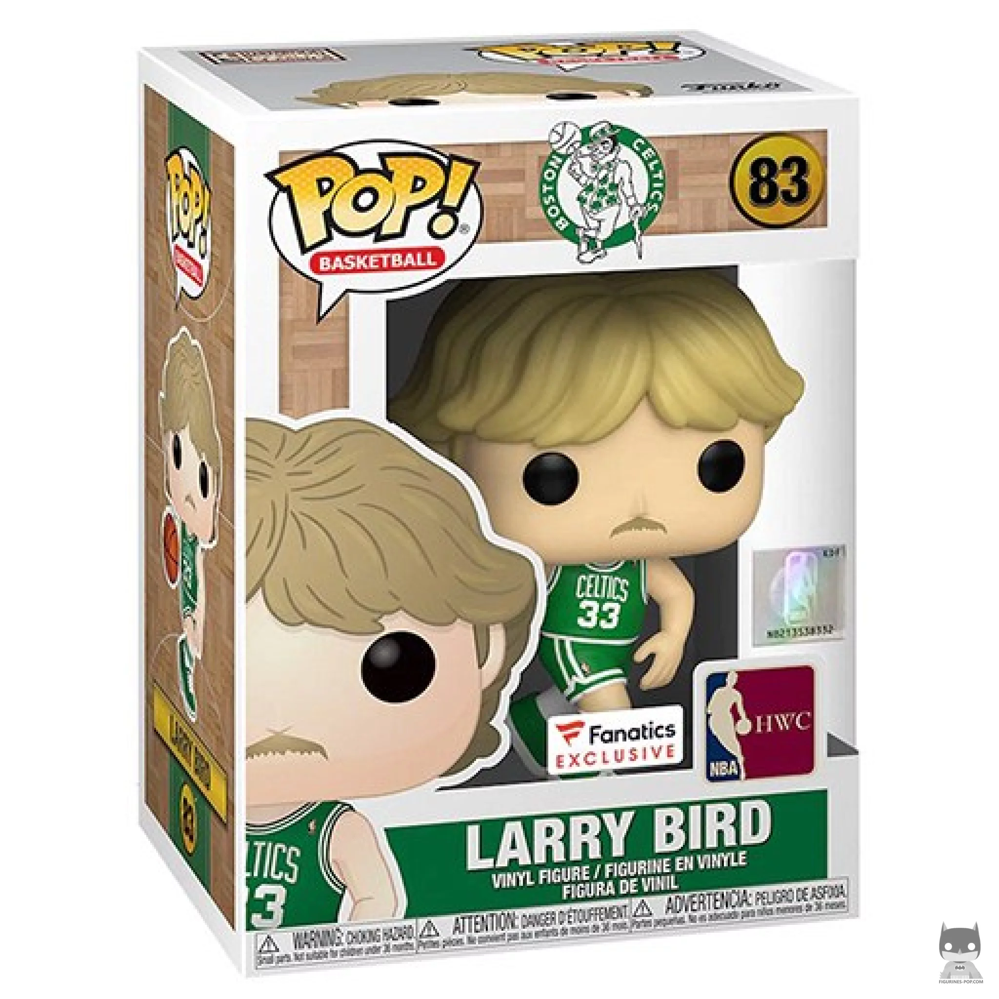 Figura Funko Pop! Larry Bird en su caja