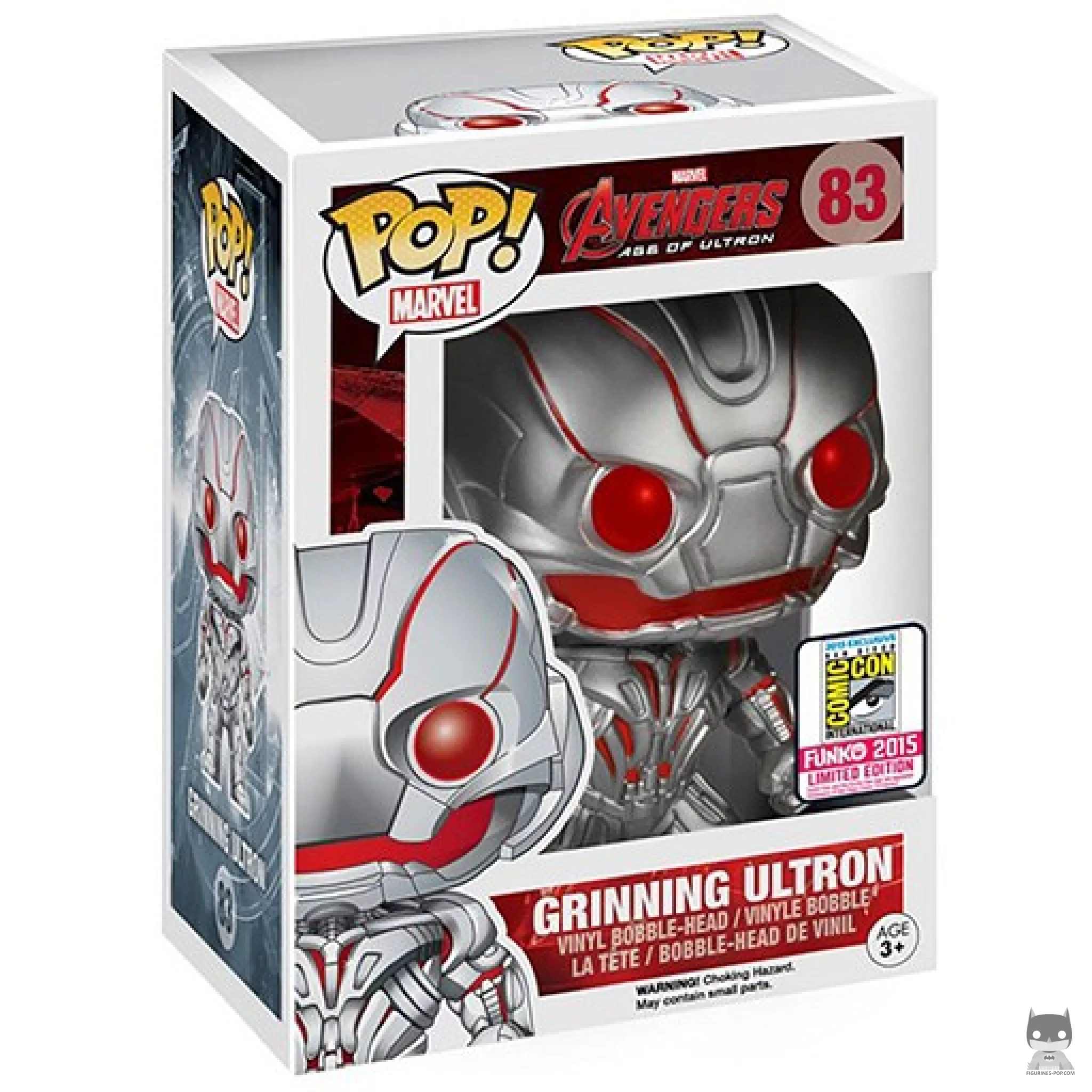 Figura Funko Pop! Ultron (Sonriendo) en su caja