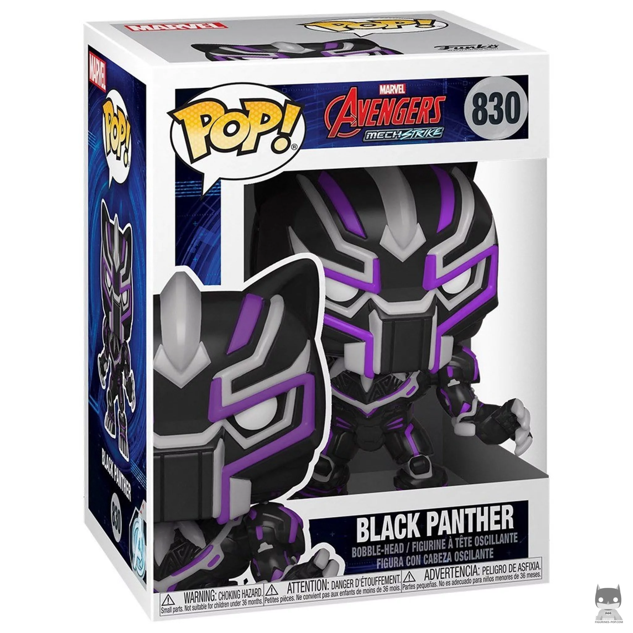 Figura Funko Pop! Black Panther en su caja