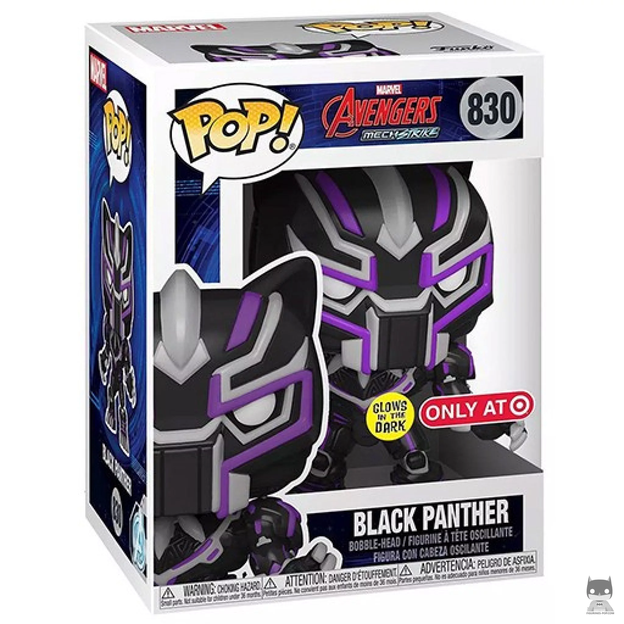 Figura Funko Pop! Black Panther en su caja
