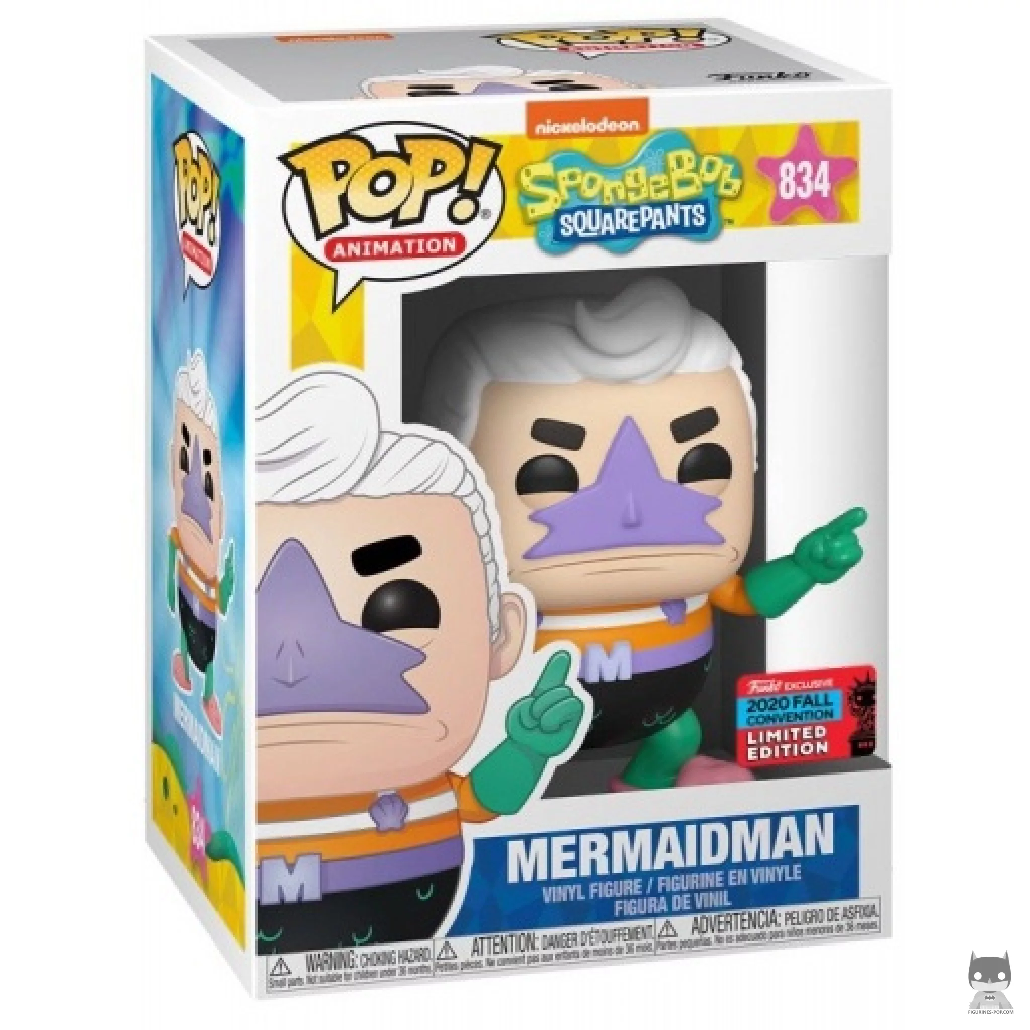 Figura Funko Pop! Sirenoman en su caja