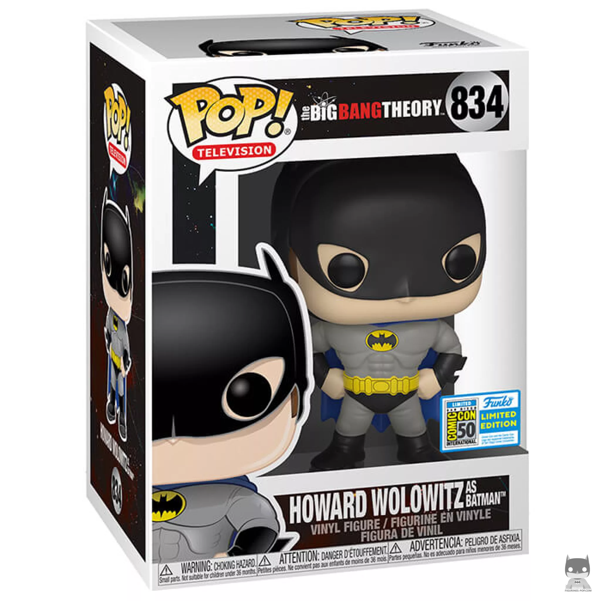 Figura Funko Pop! Howard Wolowitz como Batman en su caja