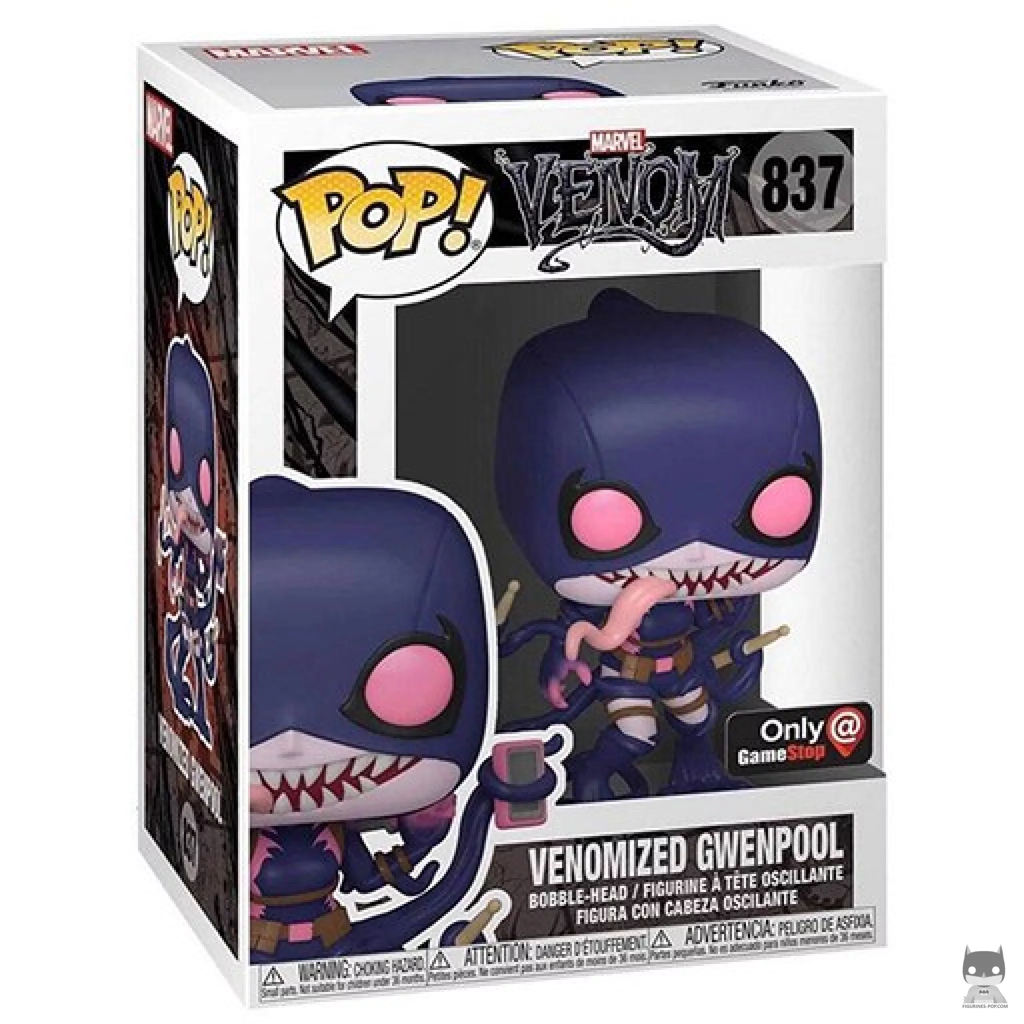 Figura Funko Pop! Gwenpool venomizada en su caja