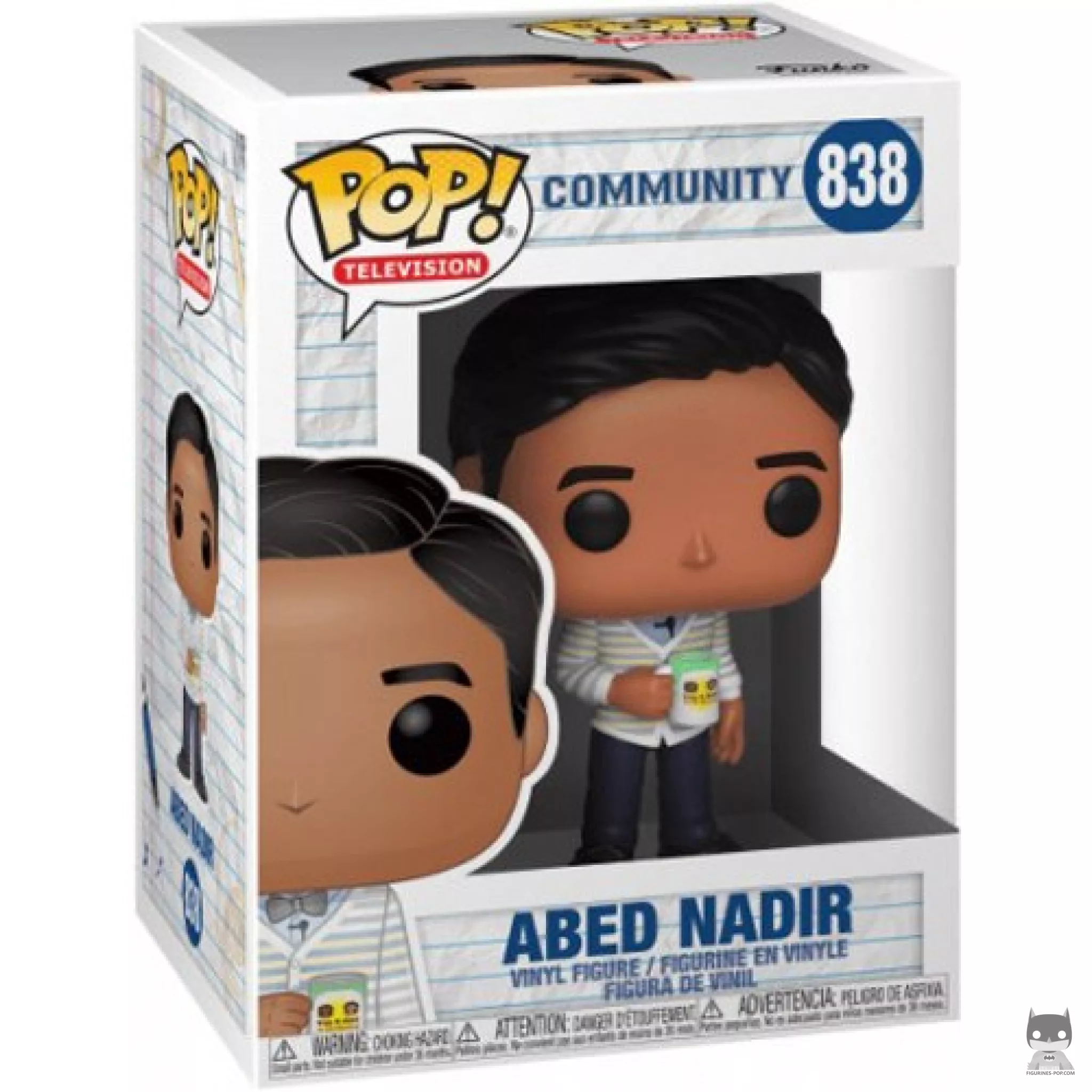 Figura Funko Pop! Abed Nadir en su caja