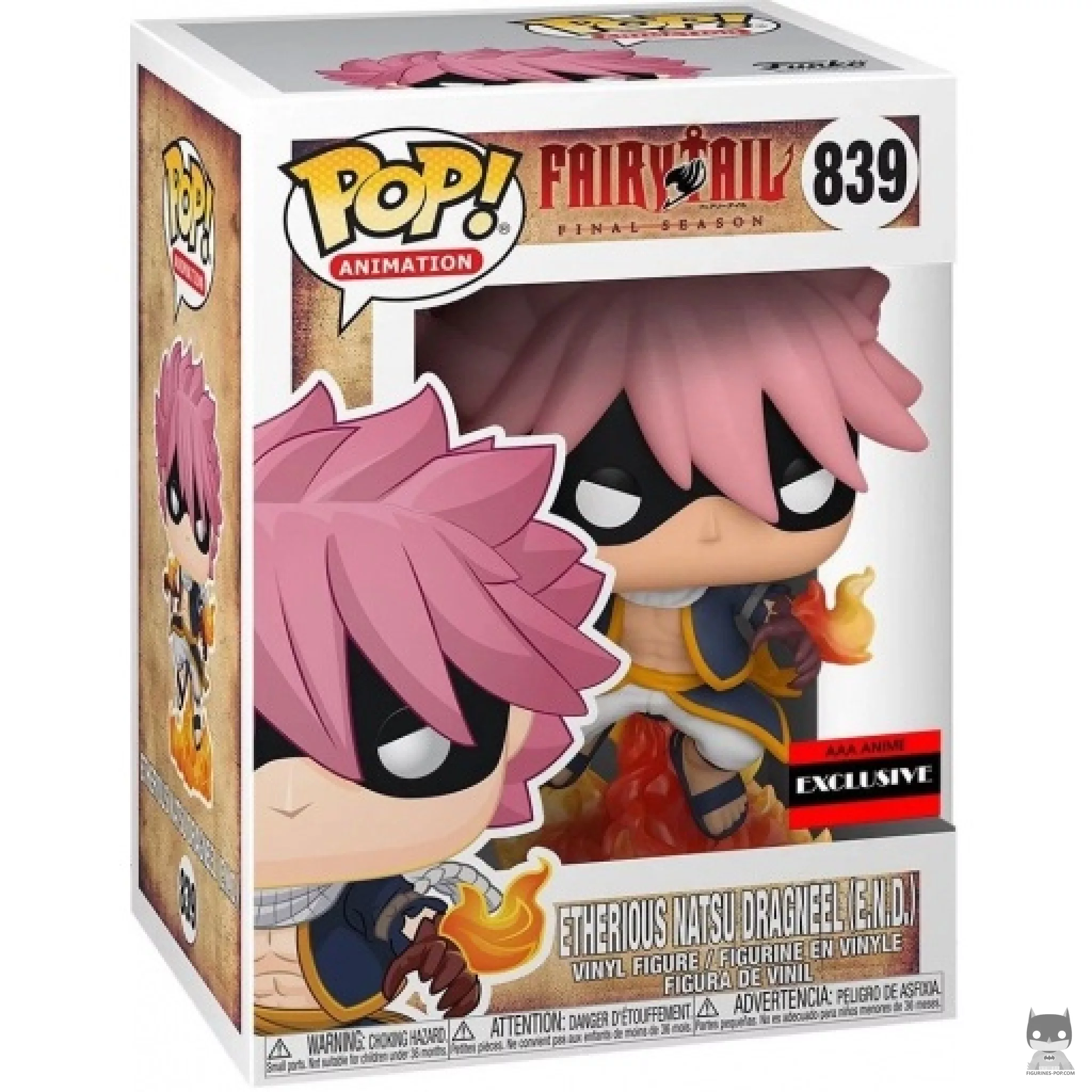 Figura Funko Pop! Natsu Dragneel Etherious (E.N.D.) en su caja