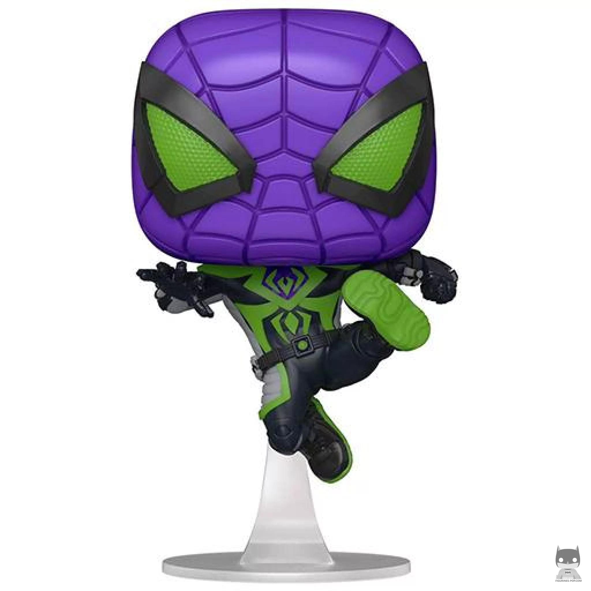 Figura Funko Pop! Miles Morales (Traje Purple Reign) (Metalizado) (Spider-Man: Miles Morales)