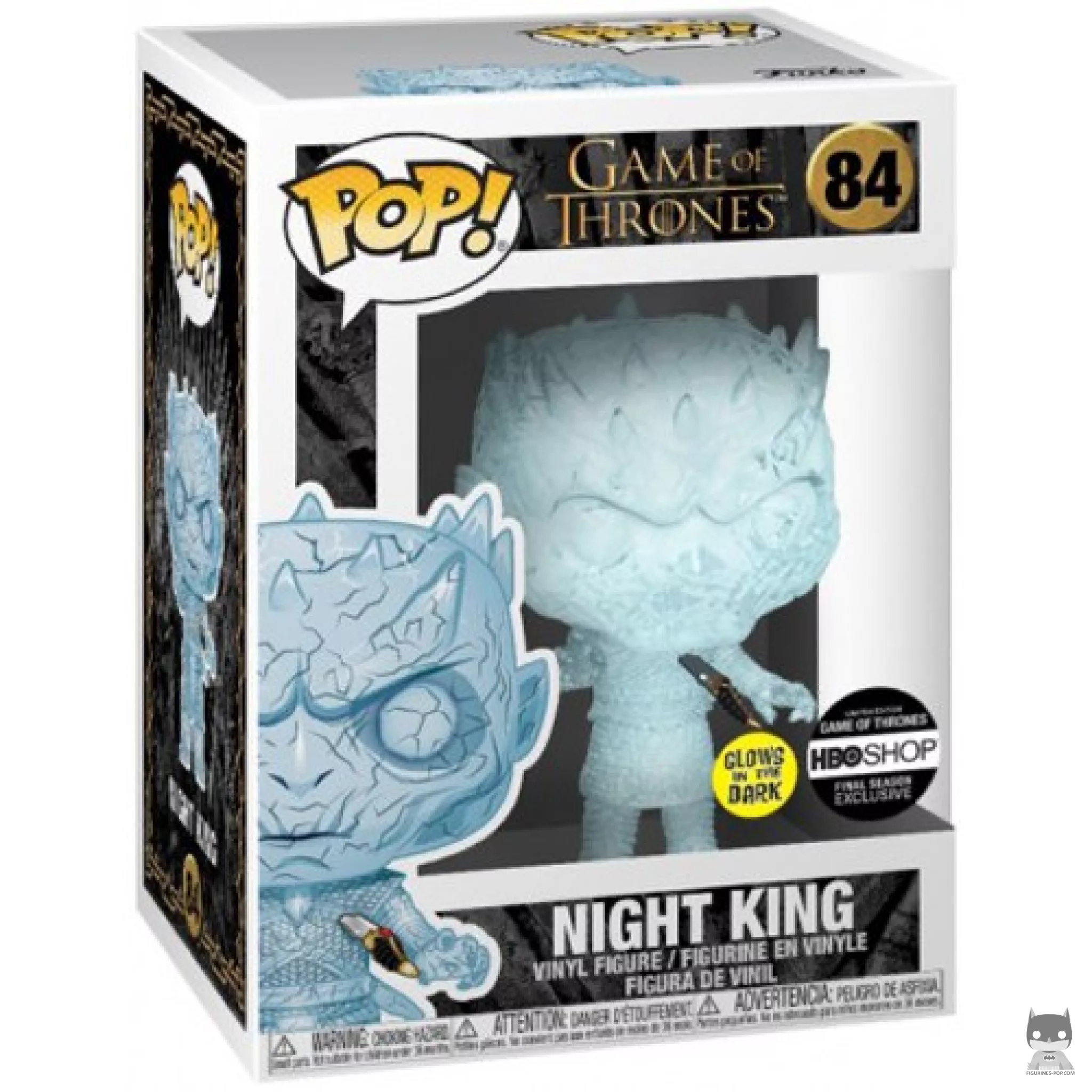Figura Funko Pop! Rey de la Noche (Brilla en la oscuridad) en su caja