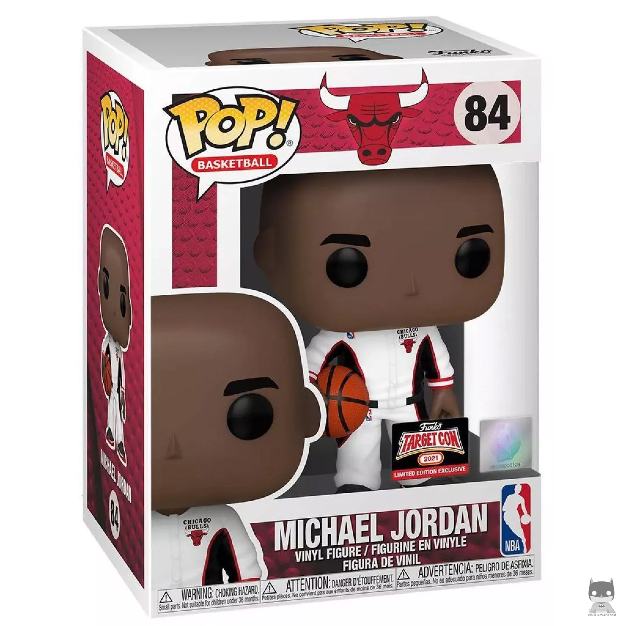 Figura Funko Pop! Michael Jordan en su caja