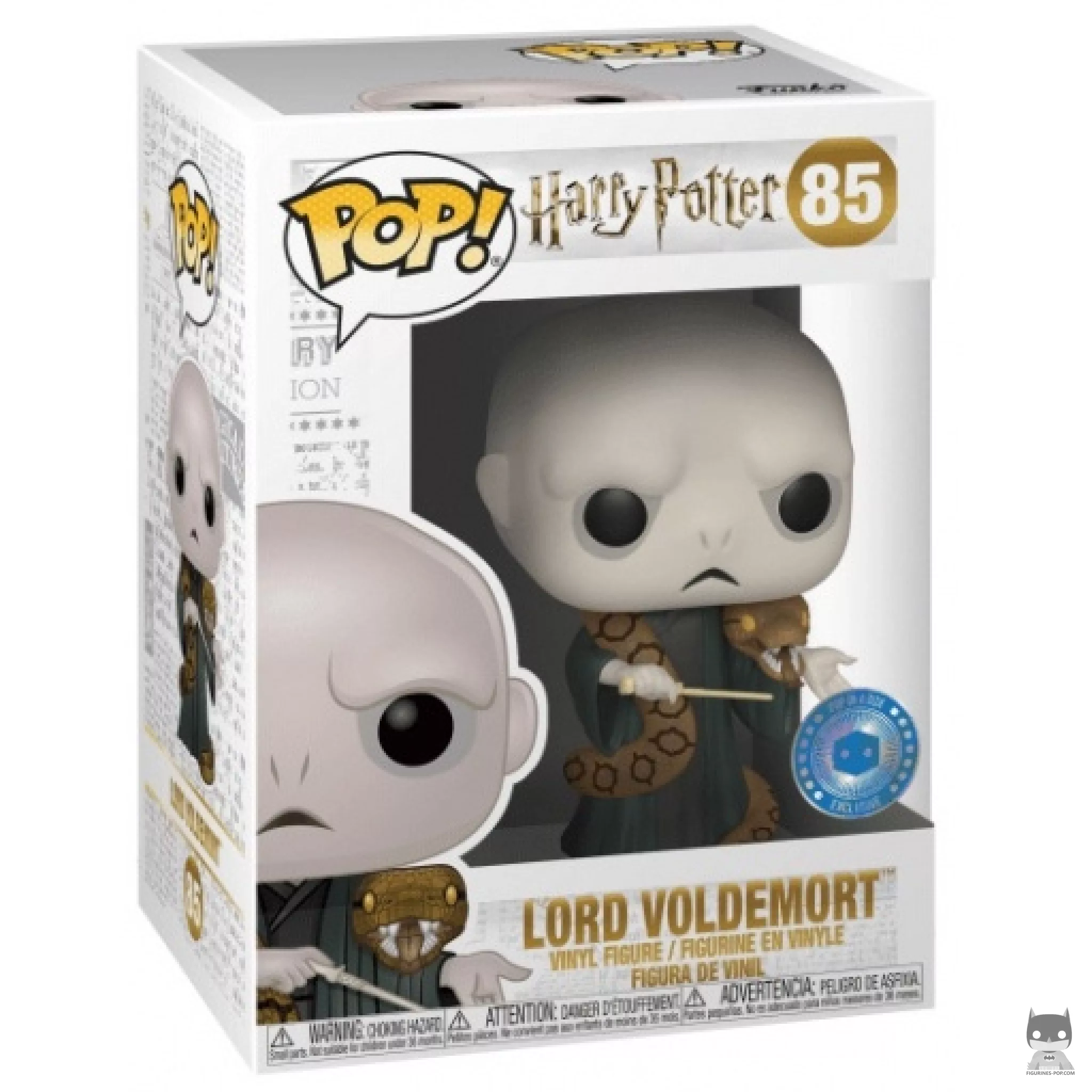 Figura Funko Pop! Lord Voldemort con Nagini en su caja