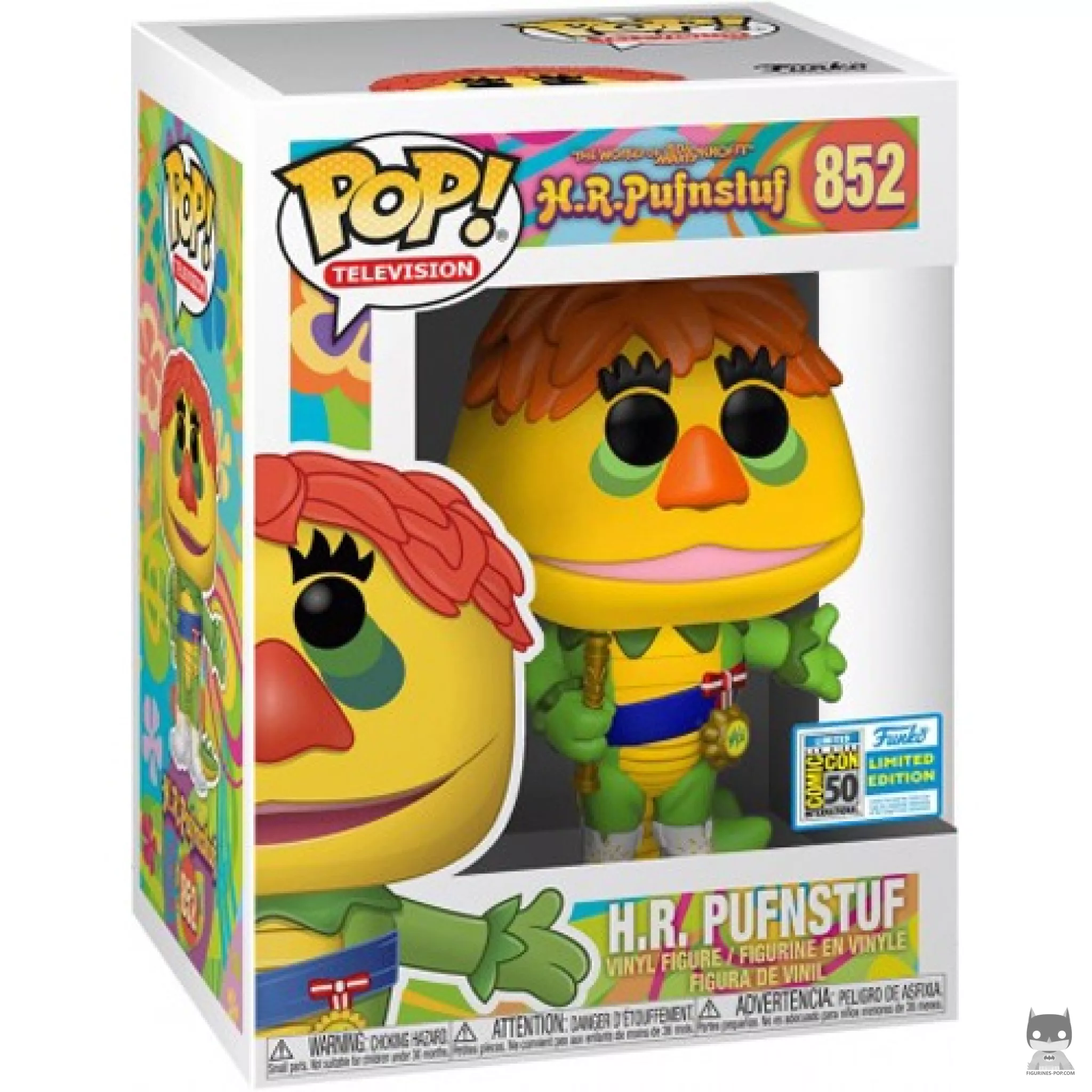 Figura Funko Pop! H.R. Pufnstuf en su caja