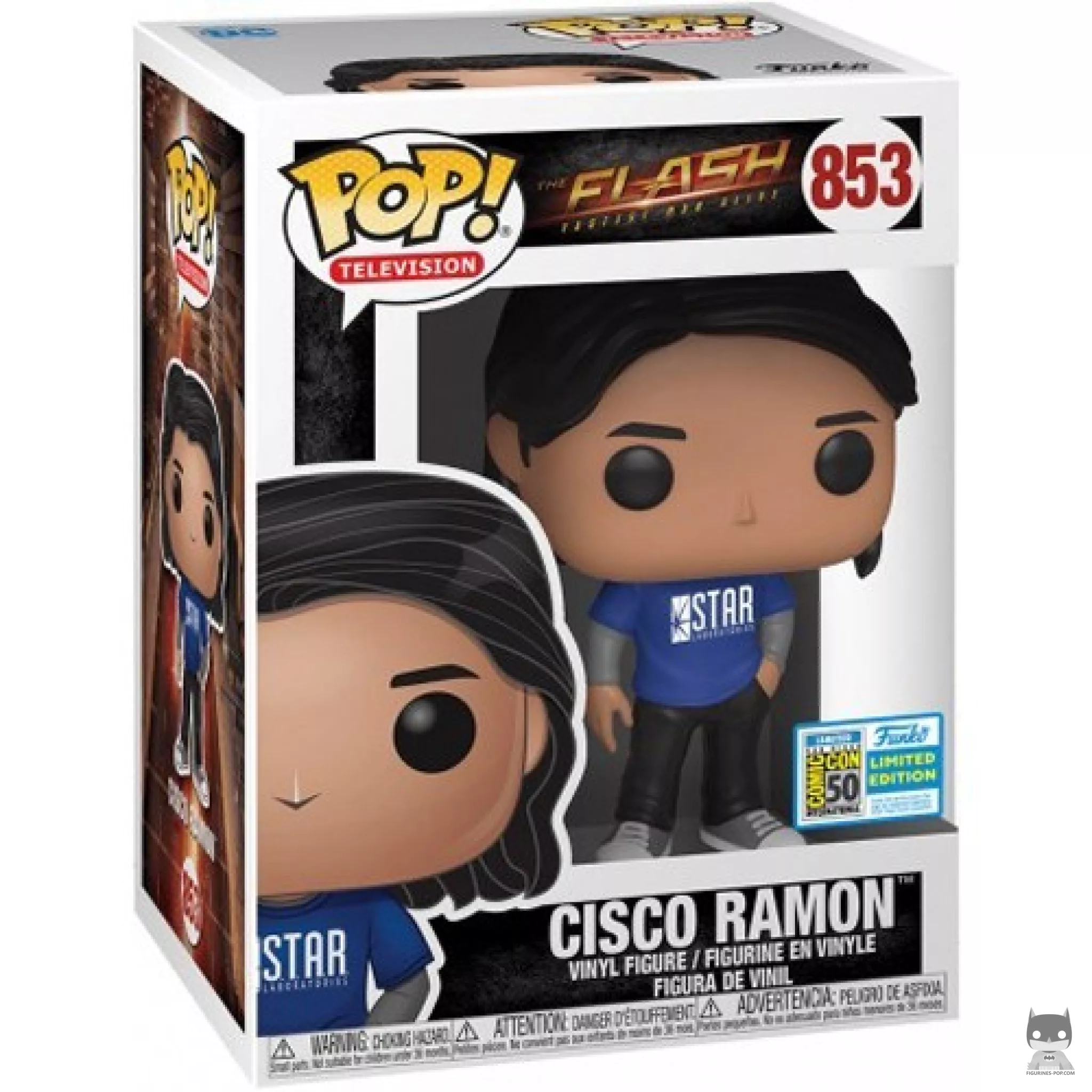 Figura Funko Pop! Cisco Ramon en su caja