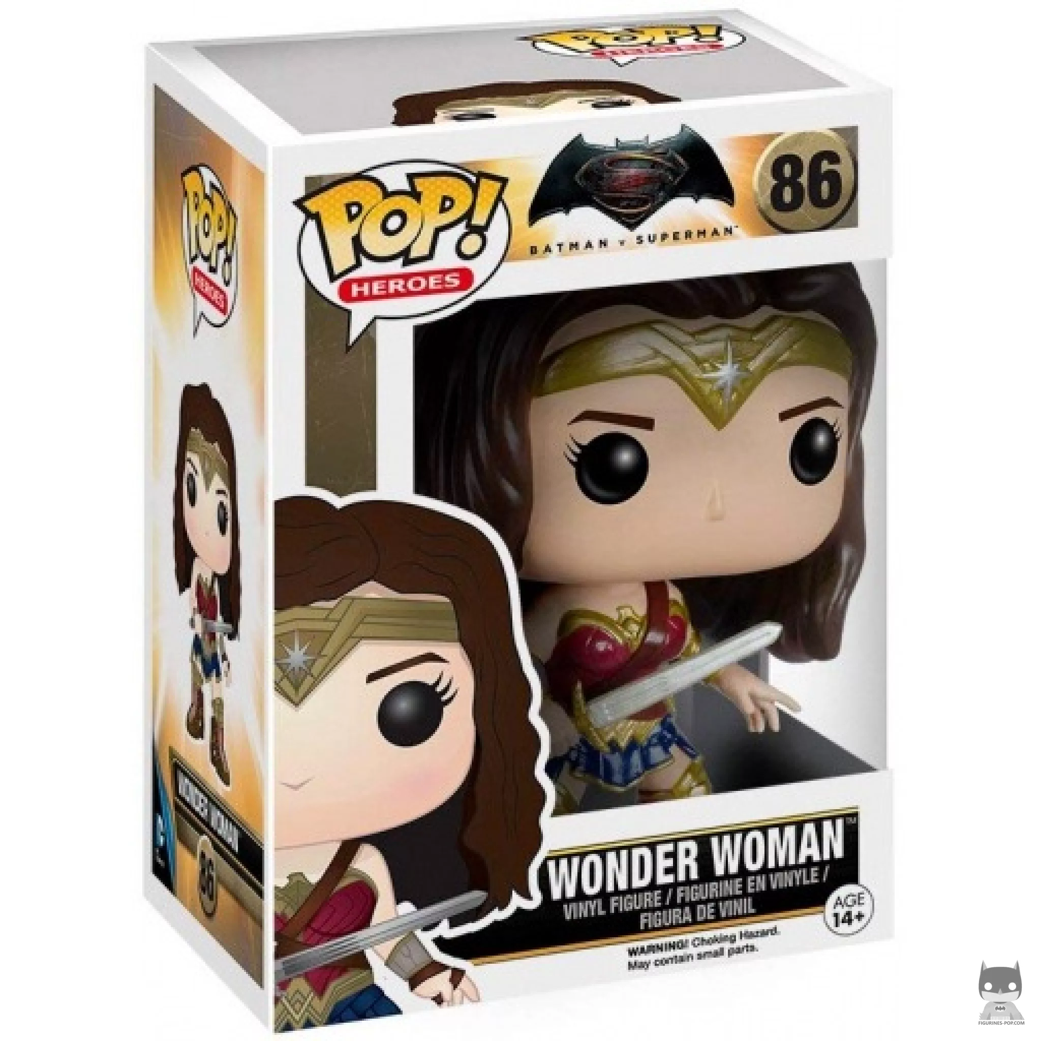 Figura Funko Pop! Wonder Woman en su caja