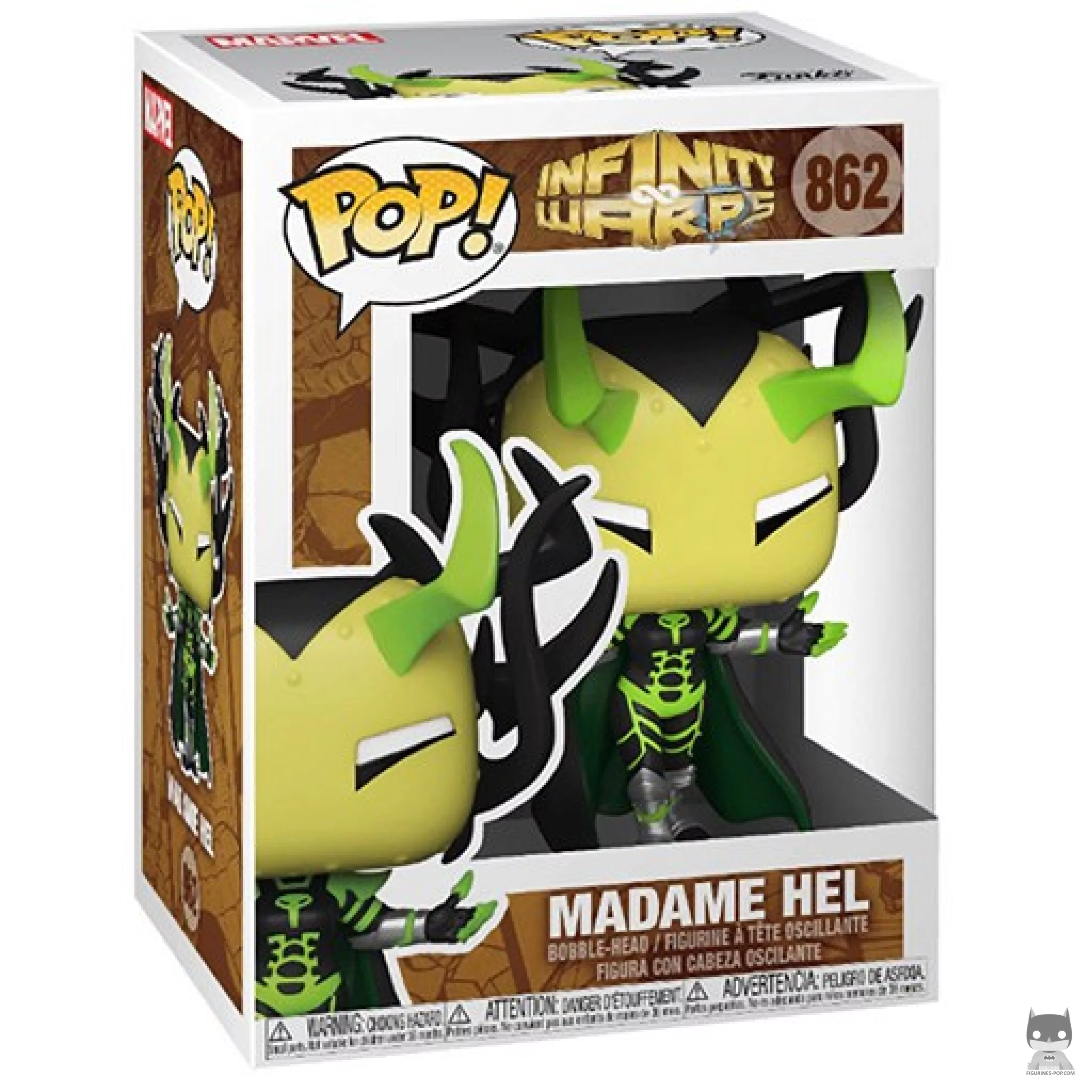 Figura Funko Pop! Madame Hel en su caja