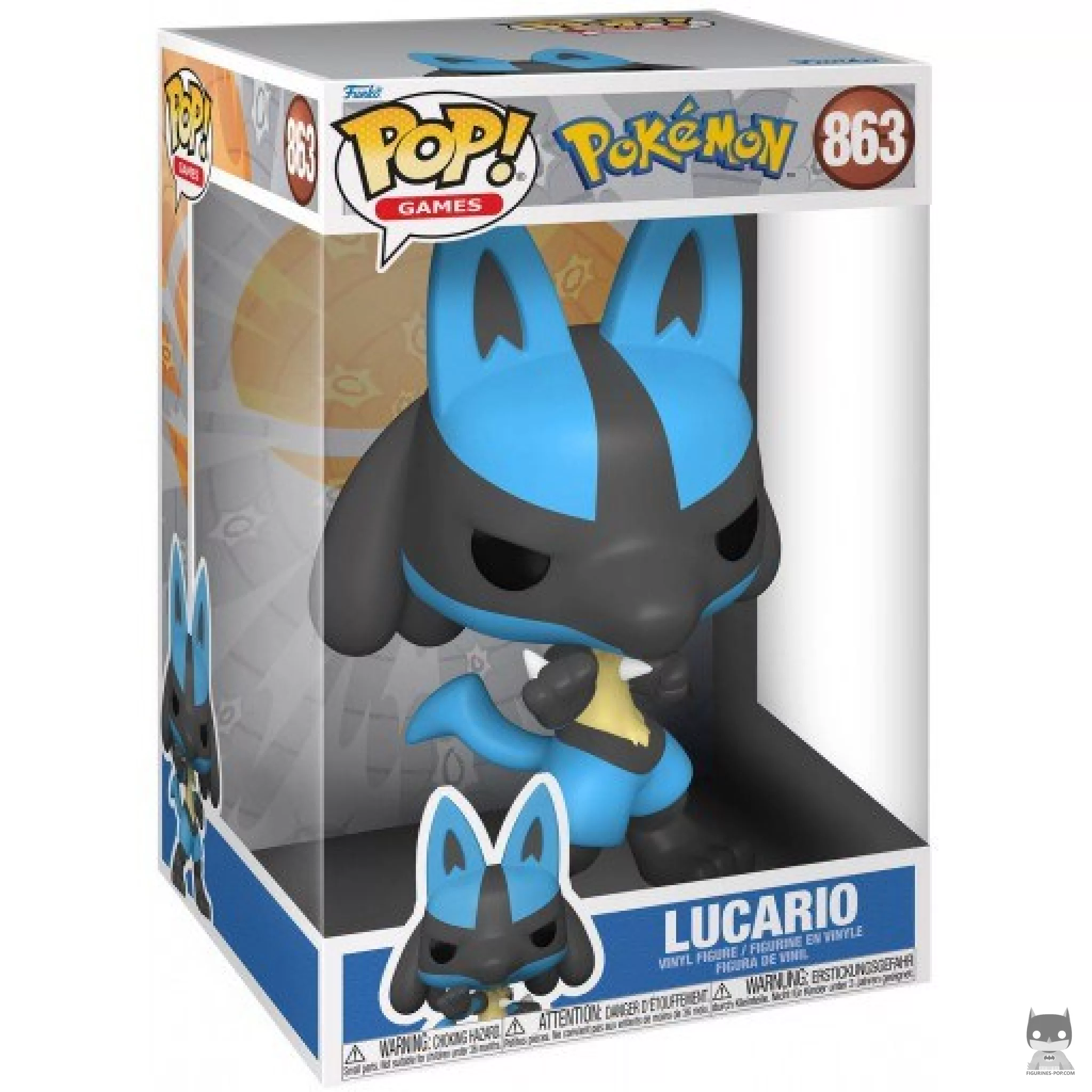 Figura Funko Pop! Lucario (Supersized) en su caja