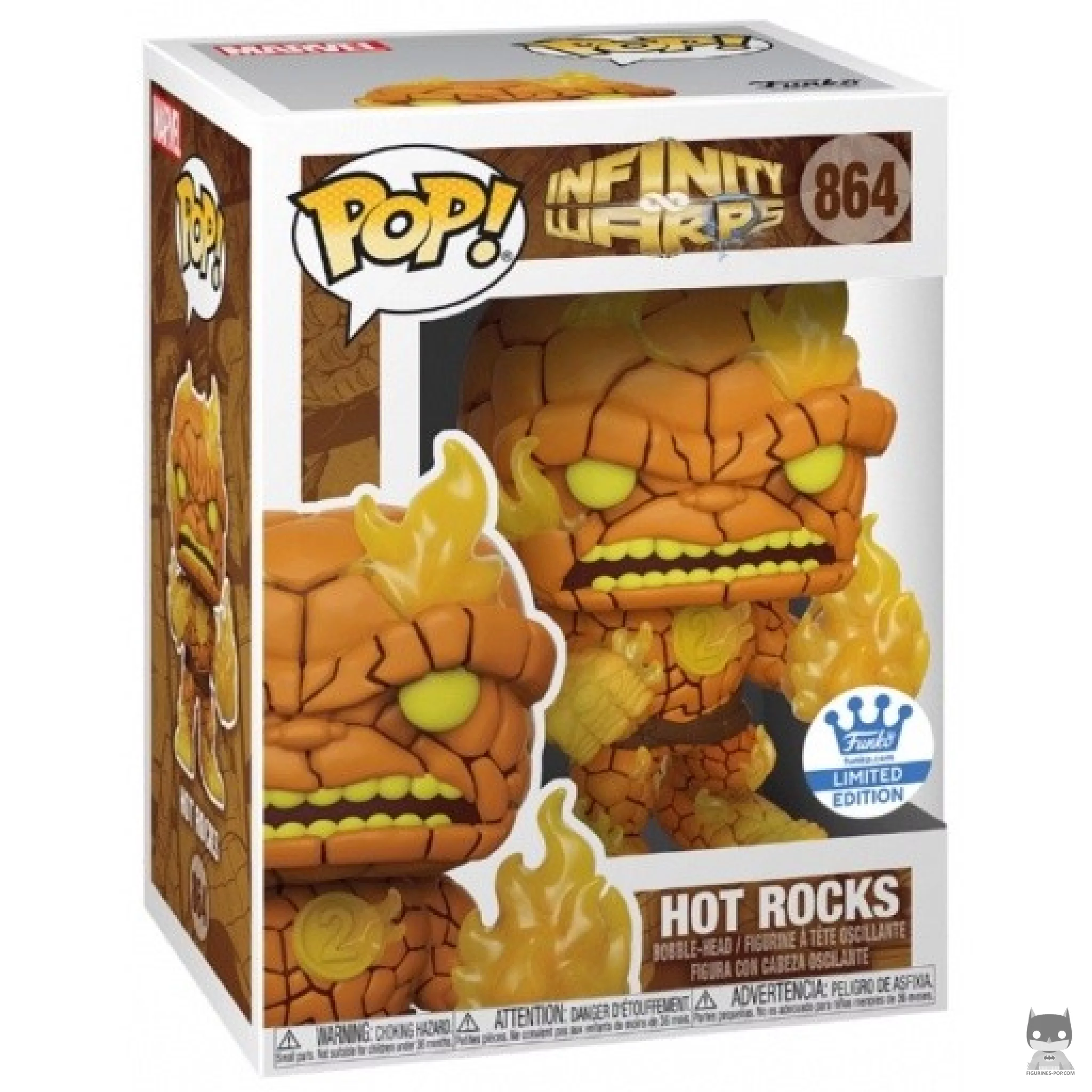 Figura Funko Pop! Hot Rocks en su caja