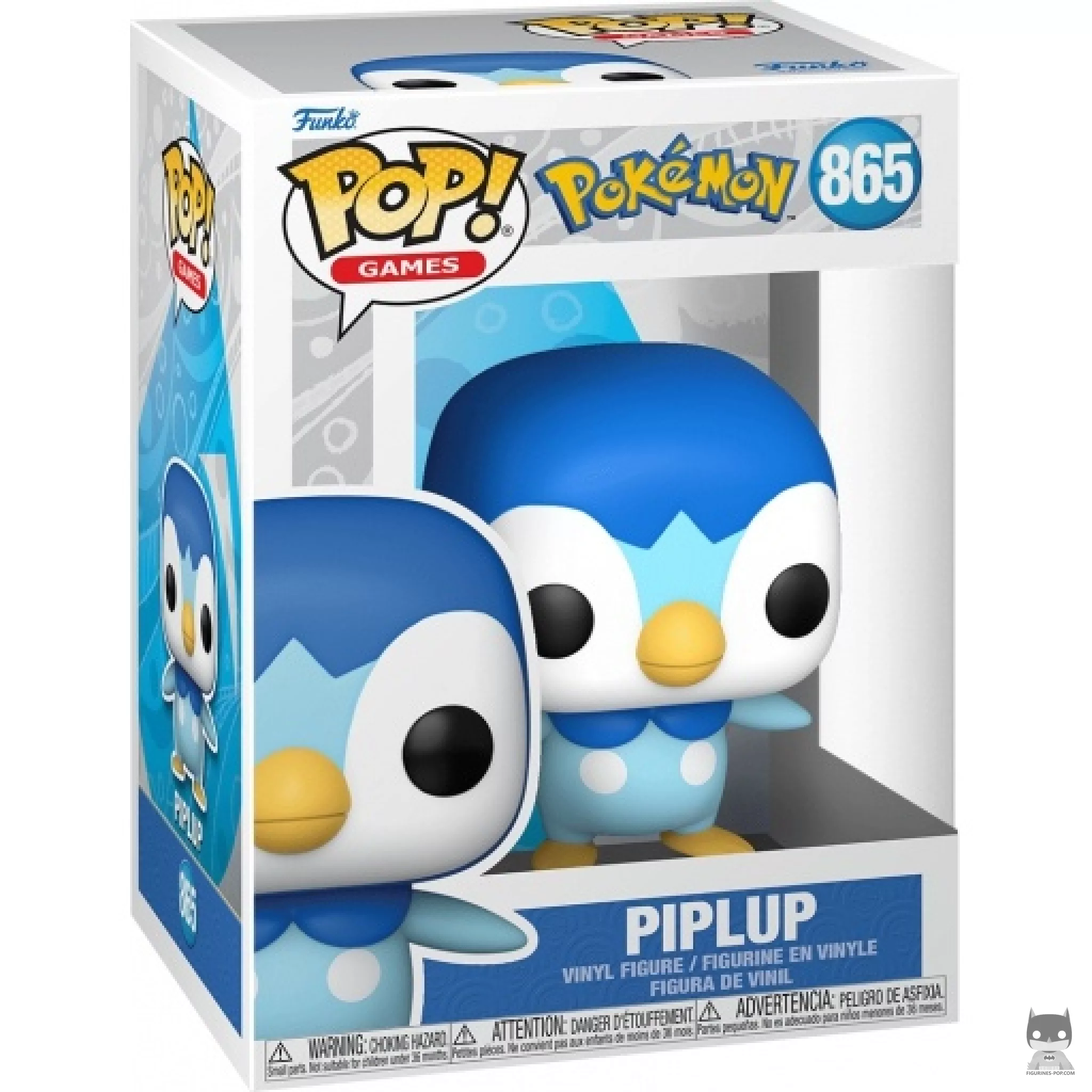 Figura Funko Pop! Piplup en su caja
