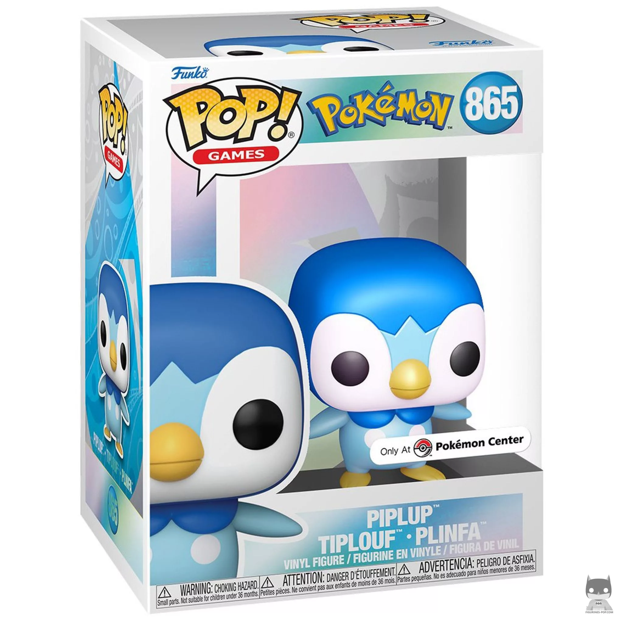 Figura Funko Pop! Piplup (Perlado) en su caja