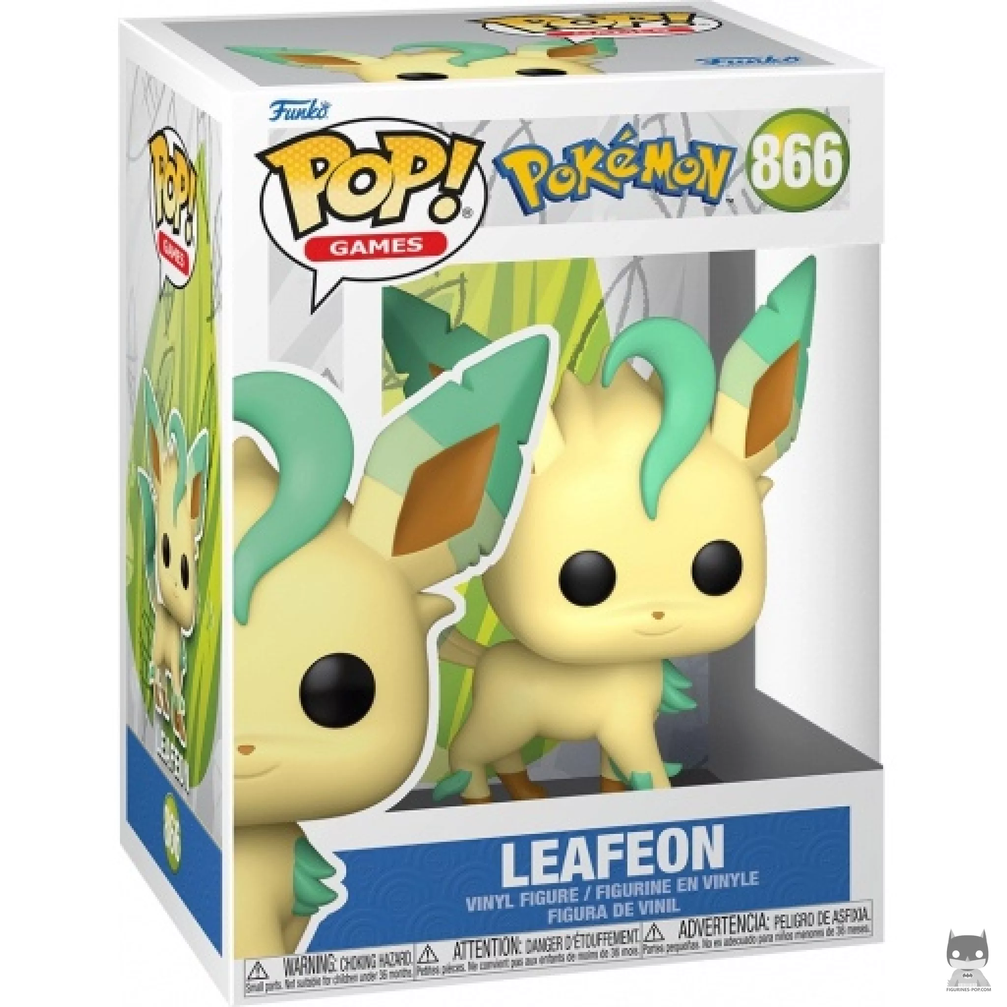 Figura Funko Pop! Leafeon en su caja