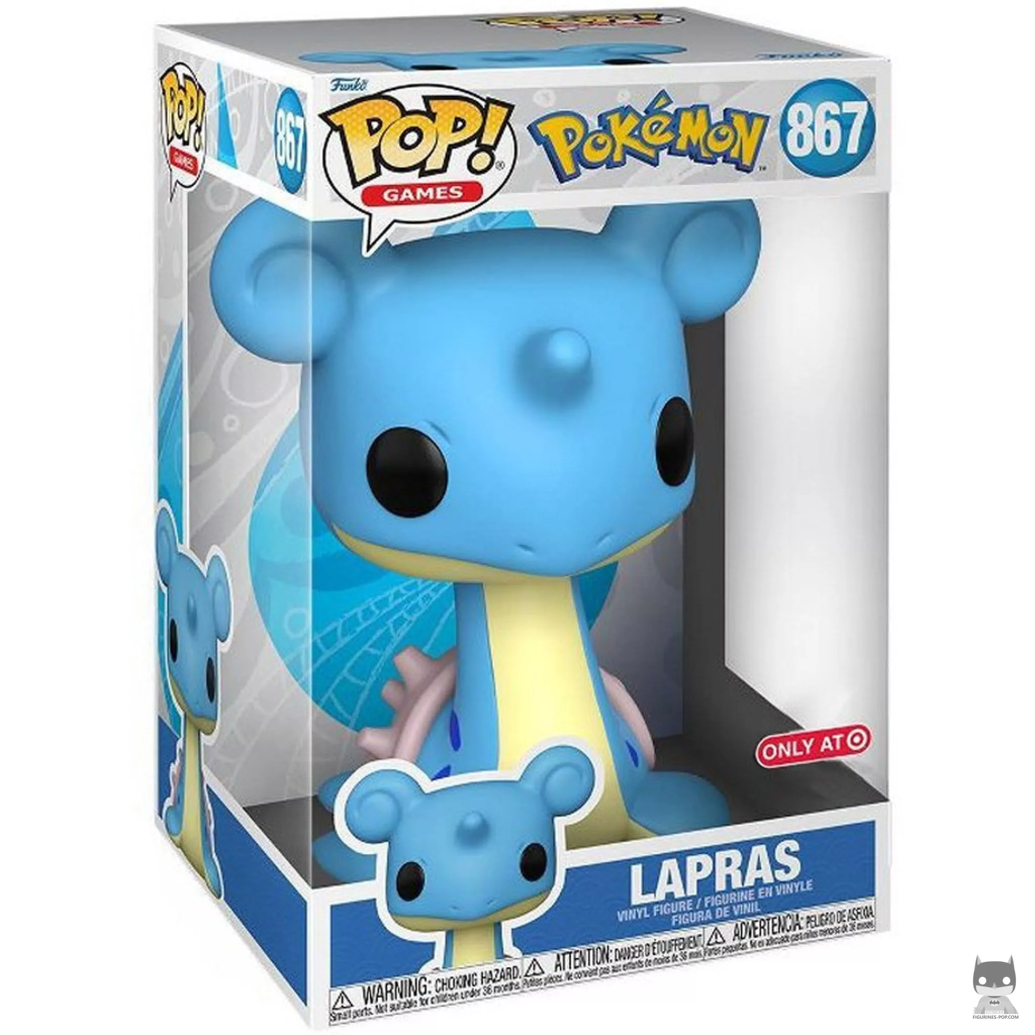 Figura Funko Pop! Lapras (Supersized) en su caja