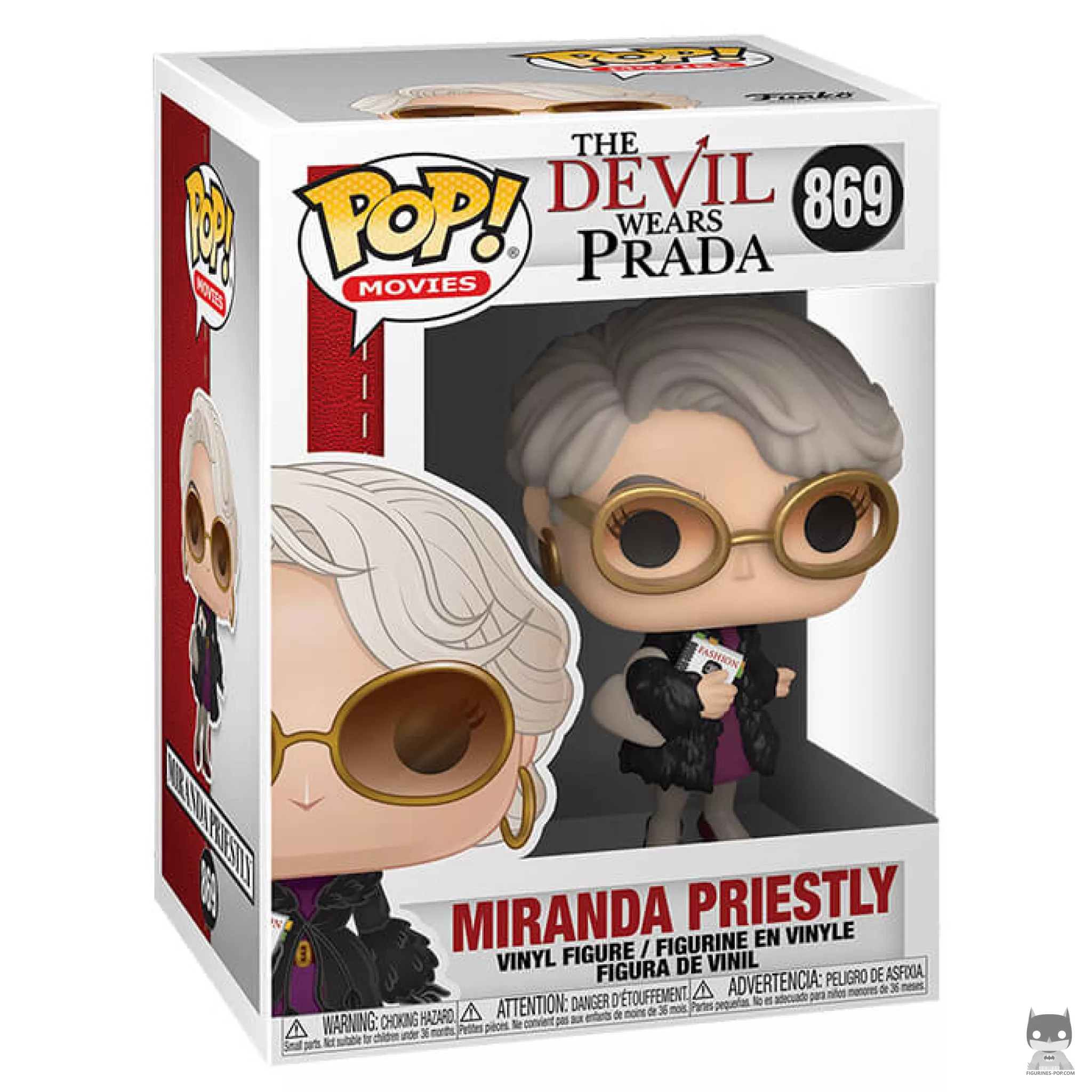 Figura Funko Pop! Miranda Priestly en su caja