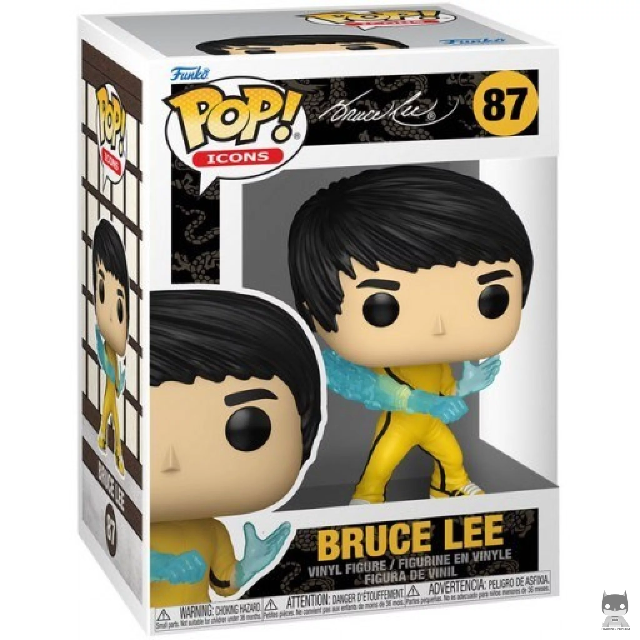 Figura Funko Pop! Bruce Lee en su caja