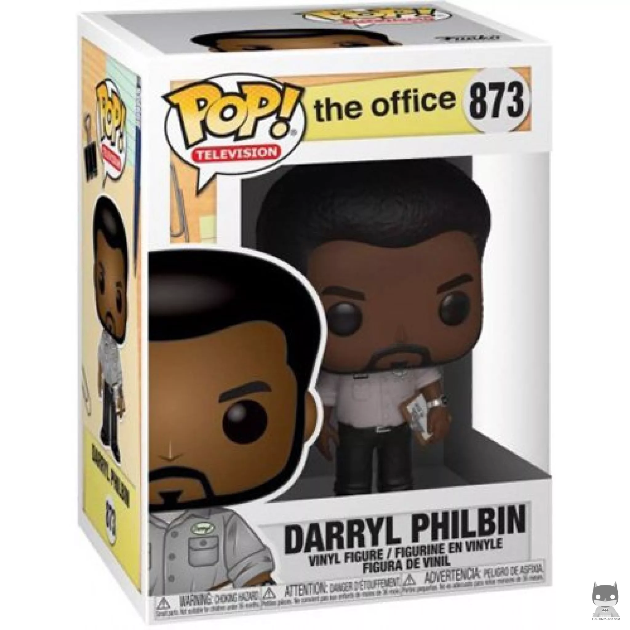 Figura Funko Pop! Darryl Philbin en su caja