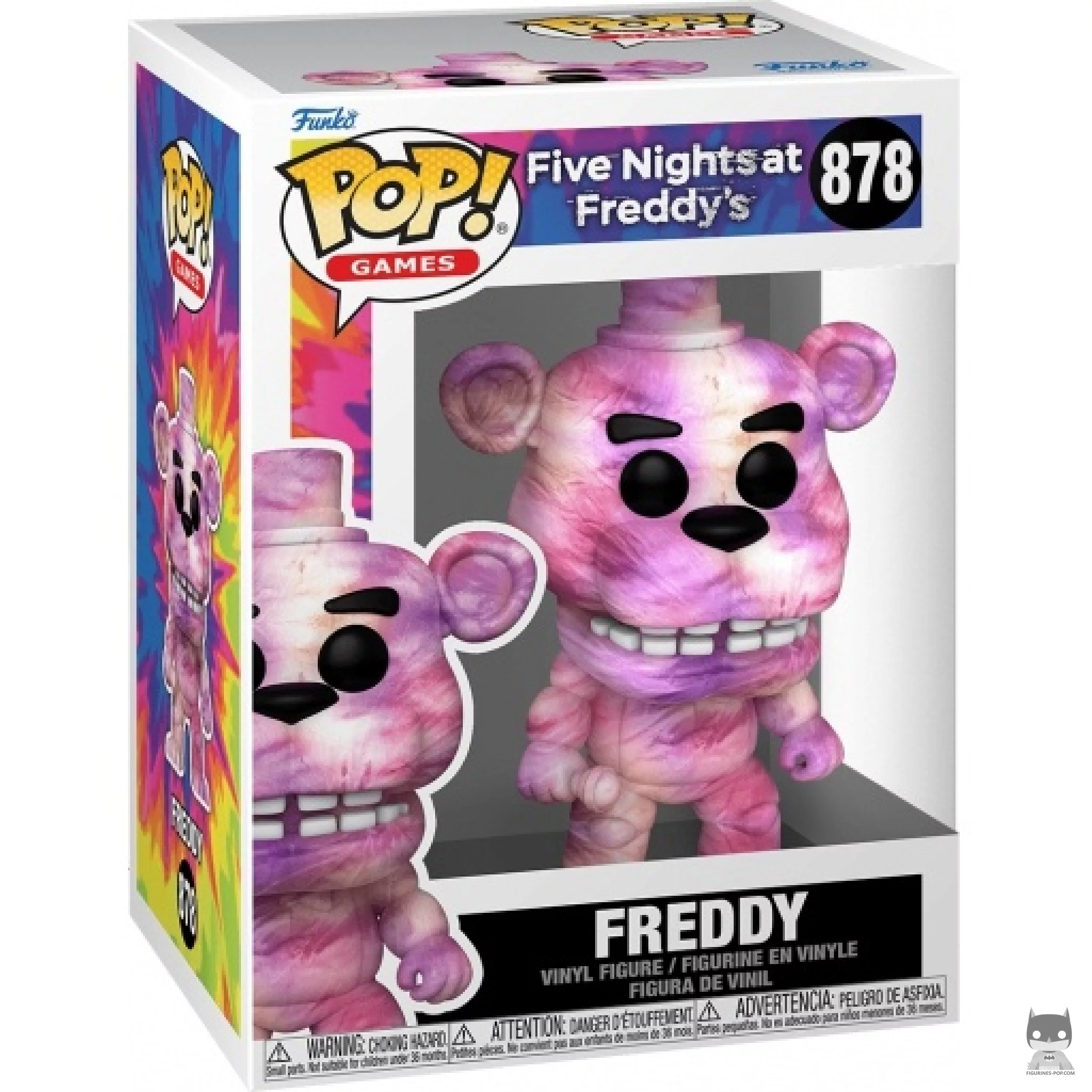 Figura Funko Pop! Freddy (Tie & Dye) en su caja