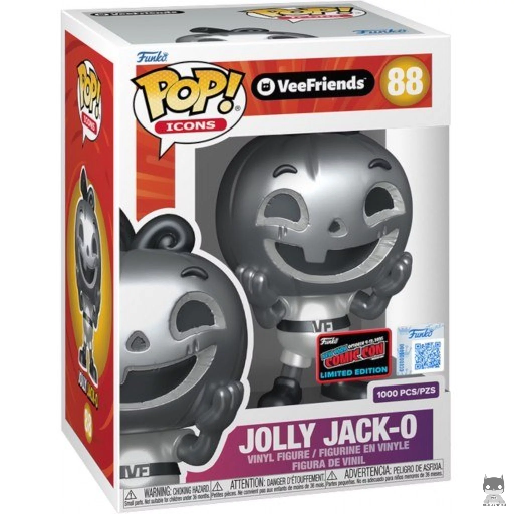 Figura Funko Pop! Jolly Jack-O (Metalizado) en su caja