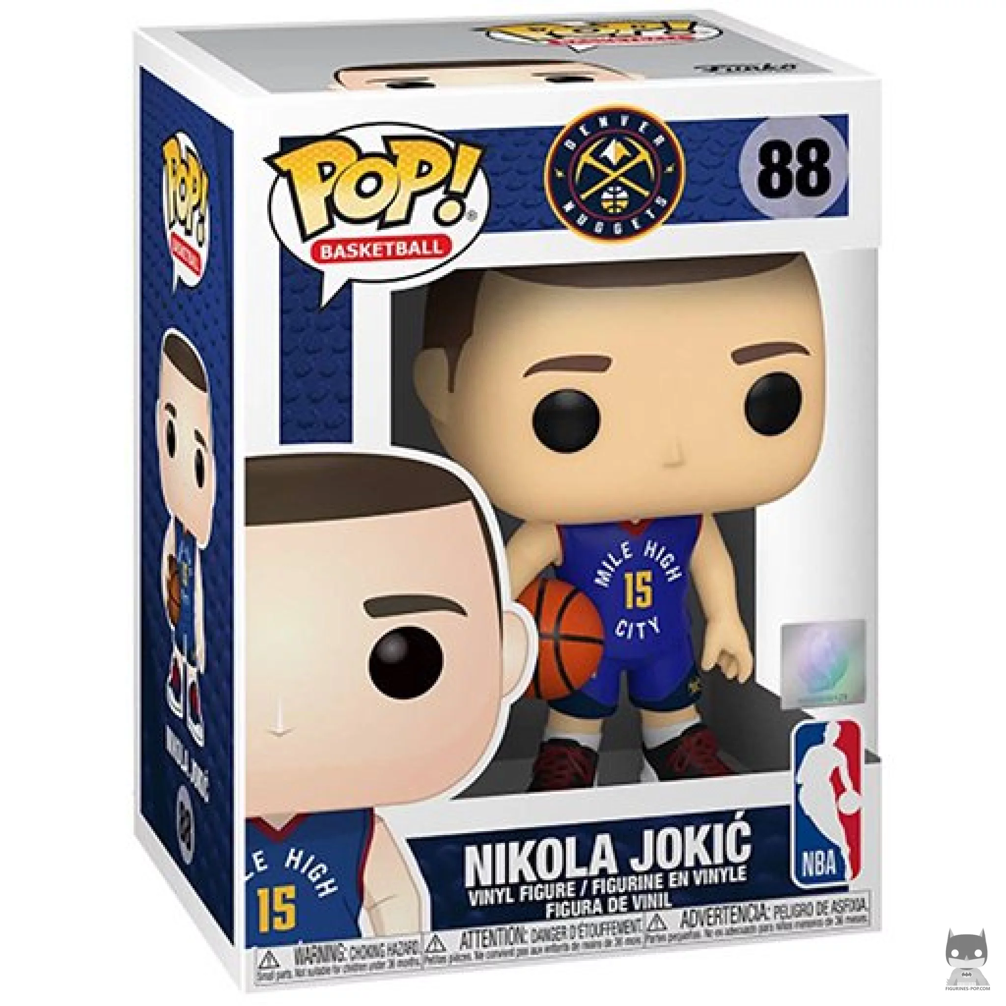 Figura Funko Pop! Nikola Jokic en su caja