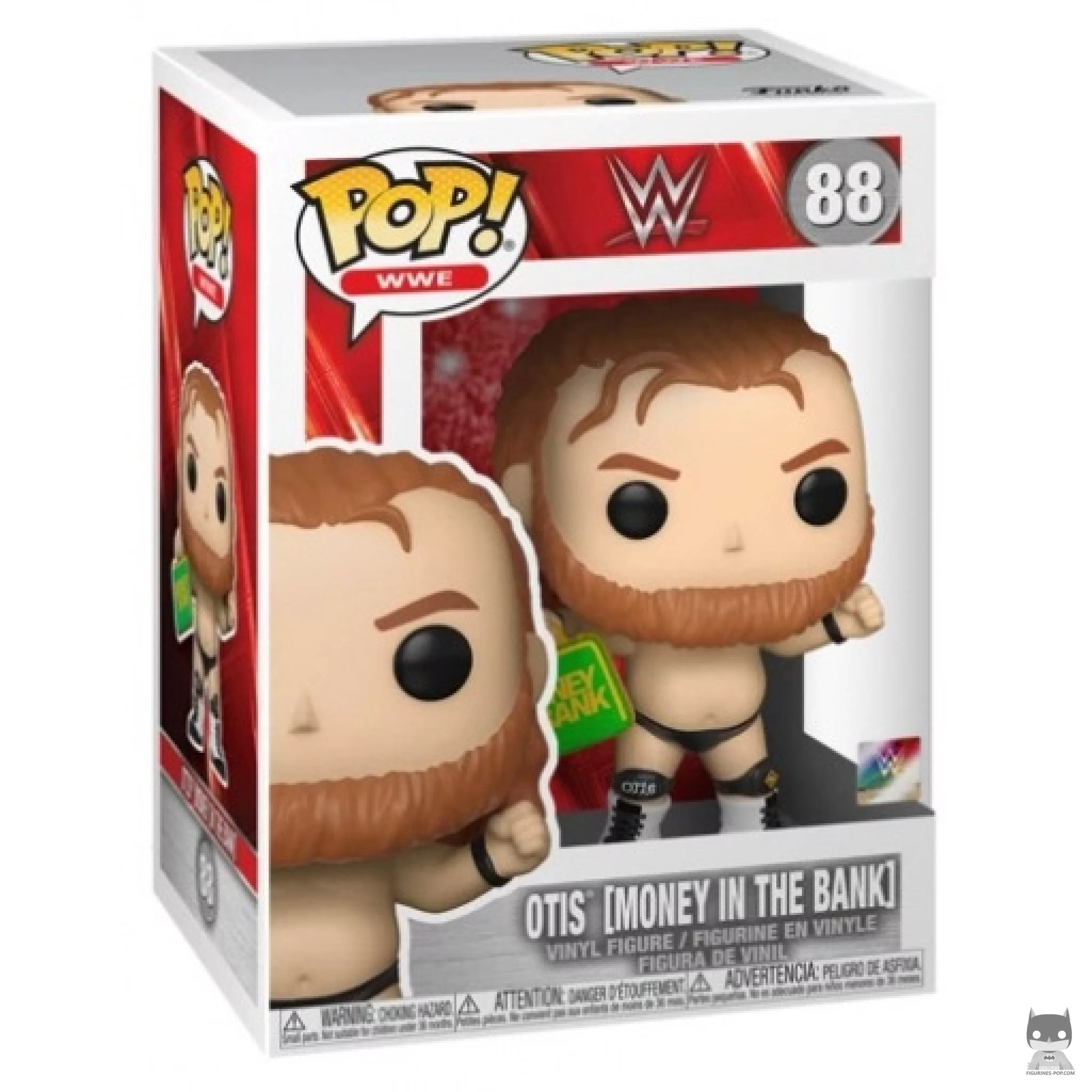 Figura Funko Pop! Otis (Money in the Bank) en su caja
