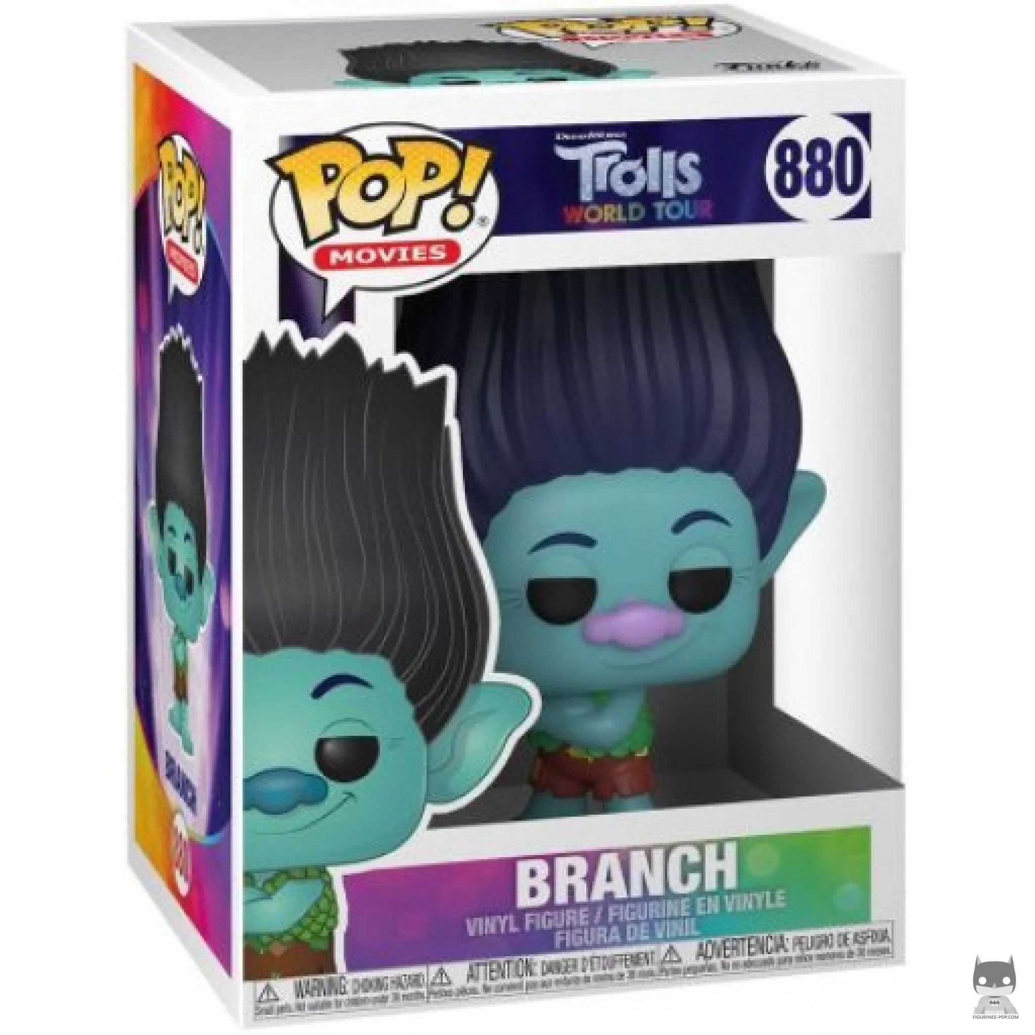 Figura Funko Pop! Branch en su caja