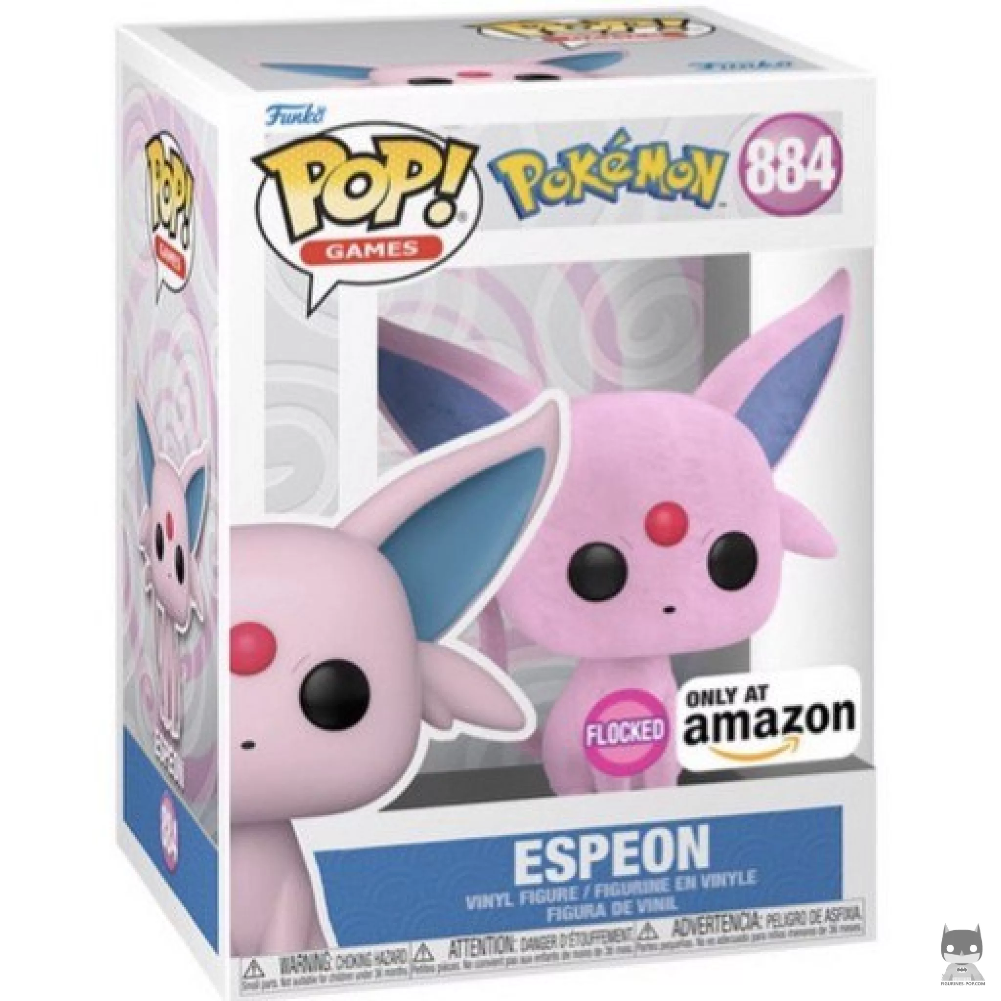 Figura Funko Pop! Espeon (Flocado) en su caja